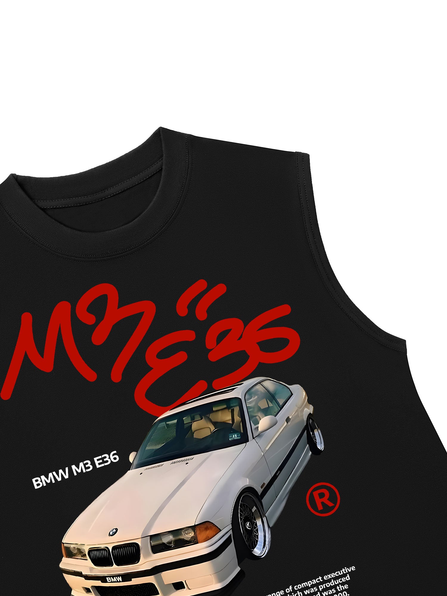 Áo Ba Lỗ Relaxed Fit BMW M3E36 Street Style