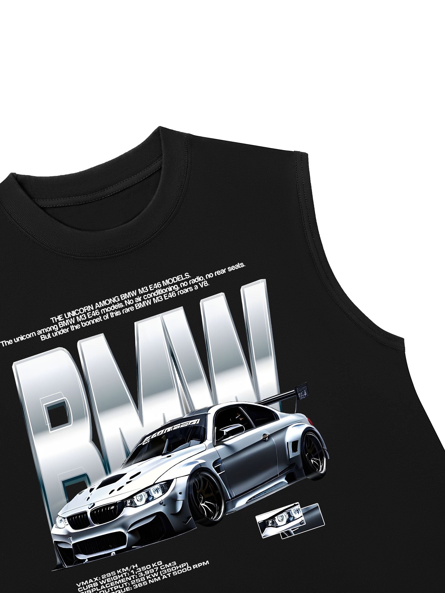 Áo Ba Lỗ Relaxed Fit BMW The Unicorn Among