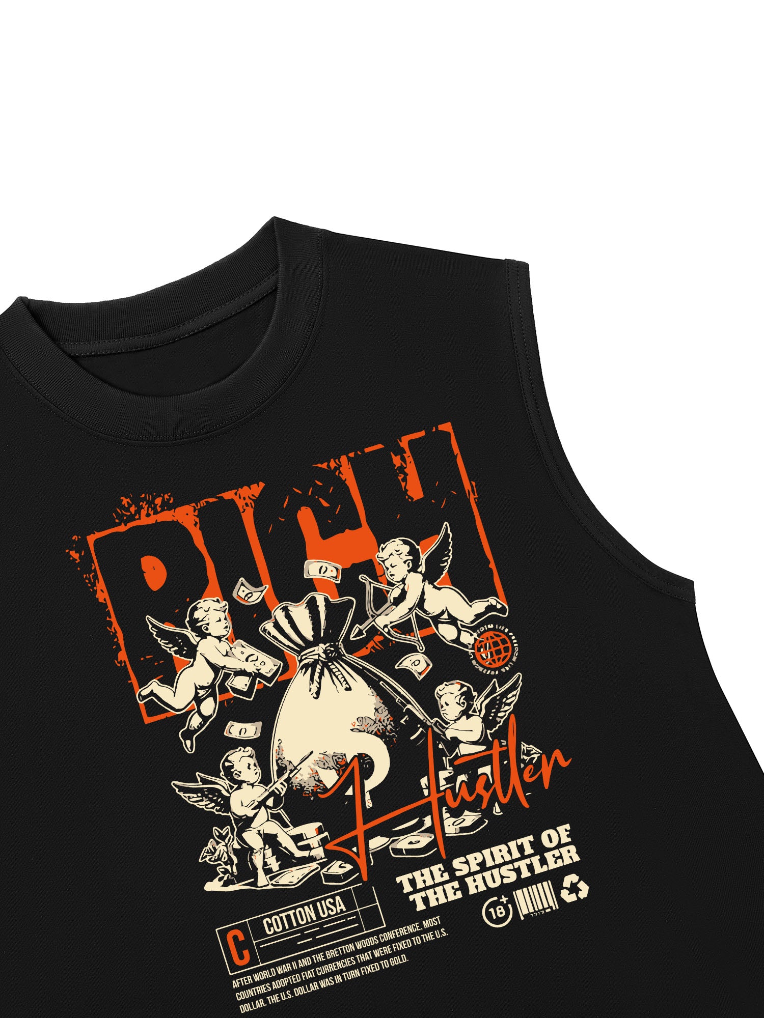 Áo Ba Lỗ Relaxed Fit Money The Spirit Of The Hustler