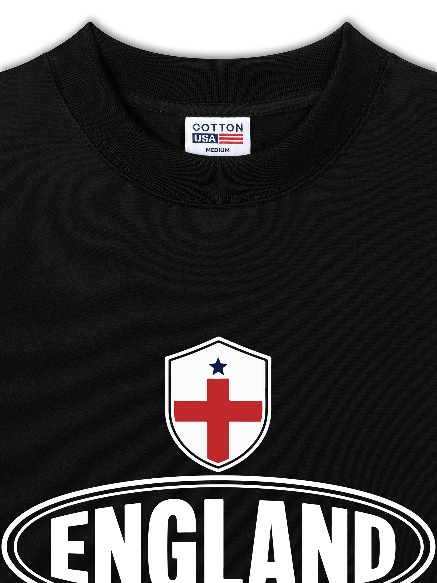 Áo Thun Relaxed Fit Soccer England Red White Spirit