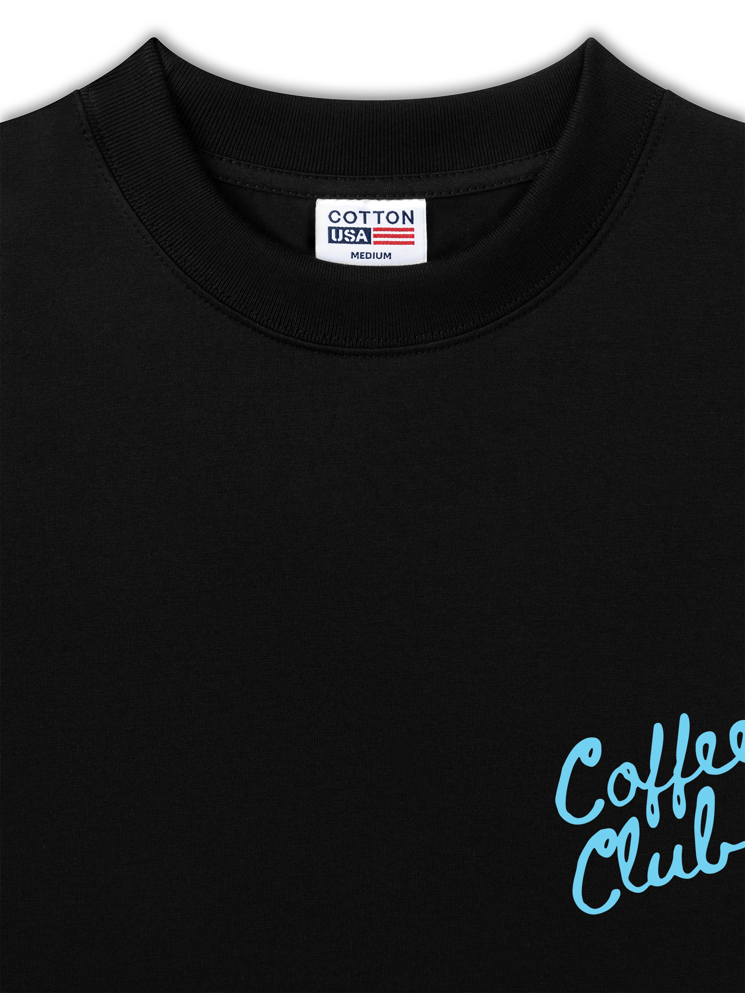 Áo Thun Relaxed Fit Coffee Club Blue