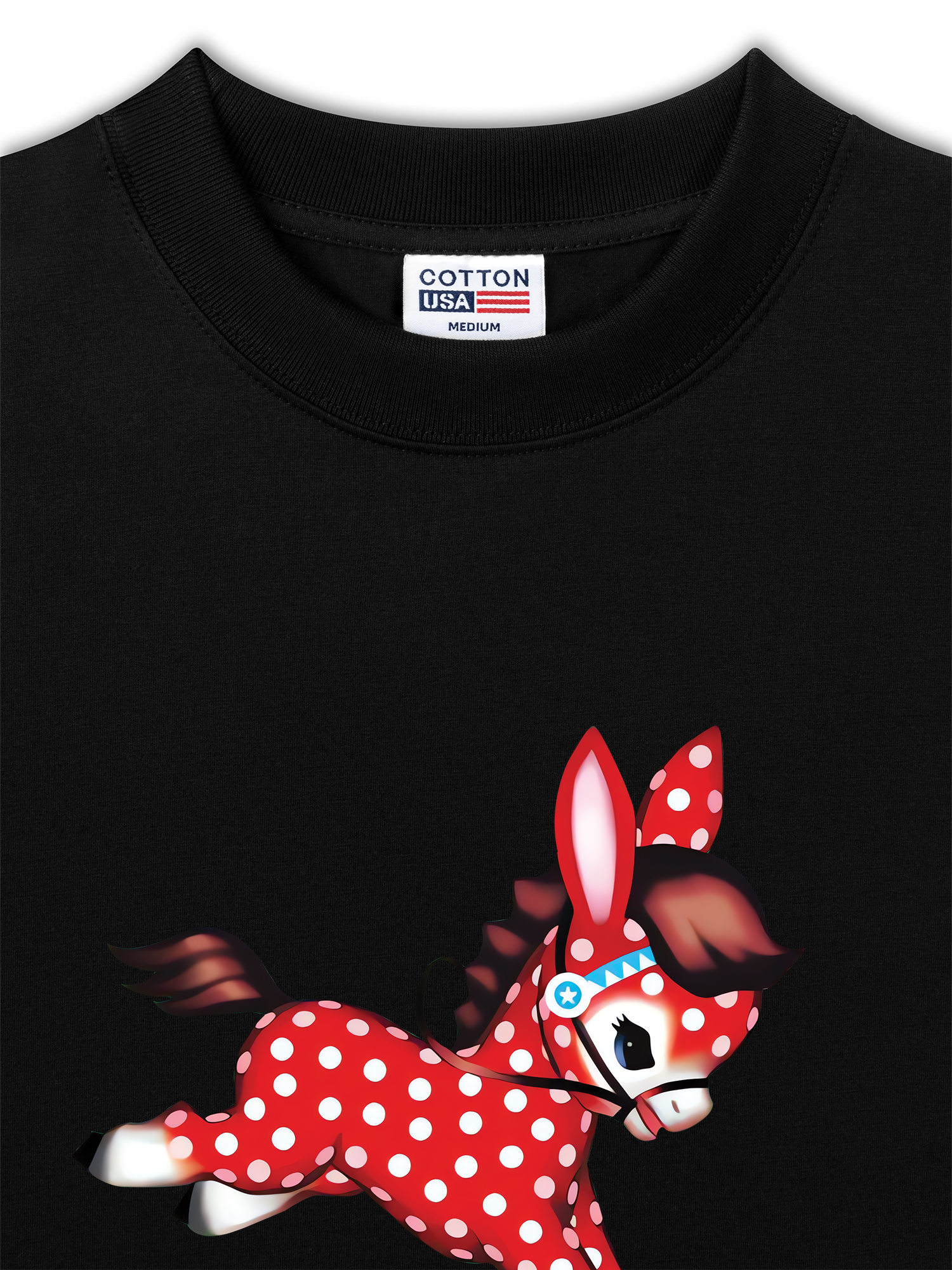 Áo Thun Relaxed Fit Dots Horse