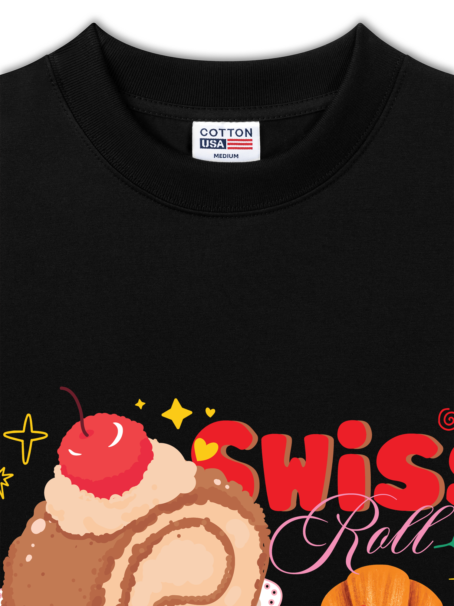 Áo Thun Relaxed Fit Swiss Roll