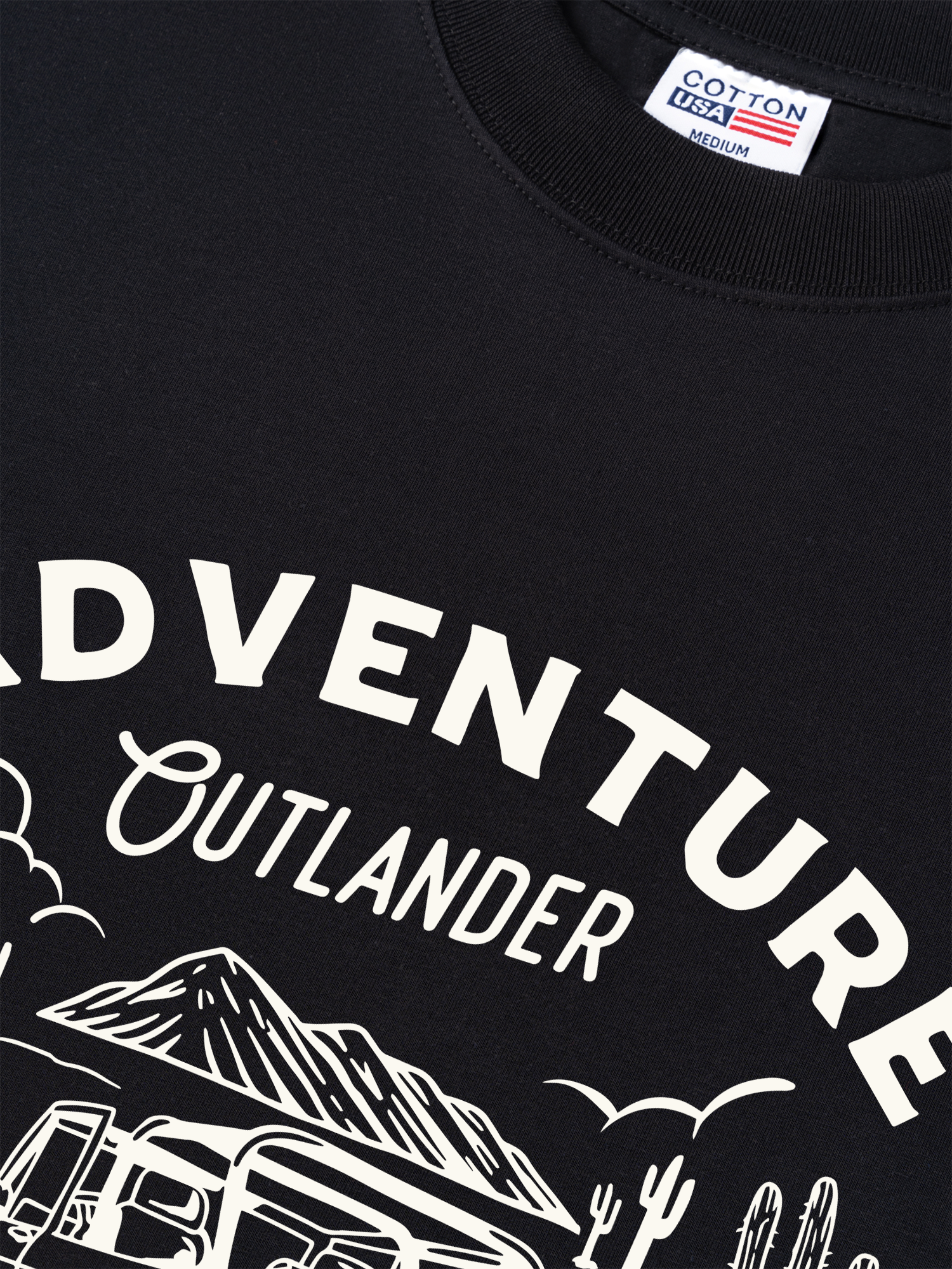 Áo Thun Relaxed Fit Adventure Cutlander Wild Explored