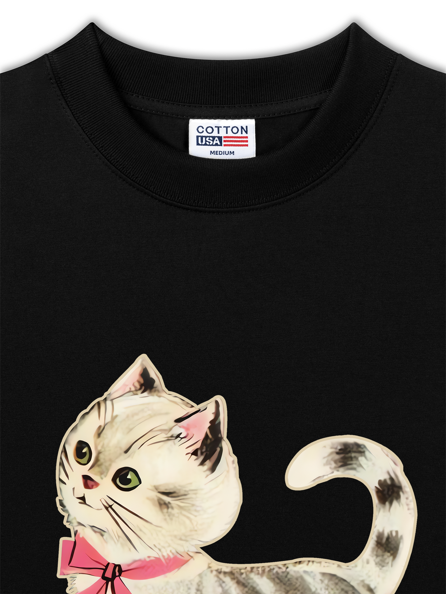 Áo Thun Relaxed Fit Soft Paw Pet Friend Cat