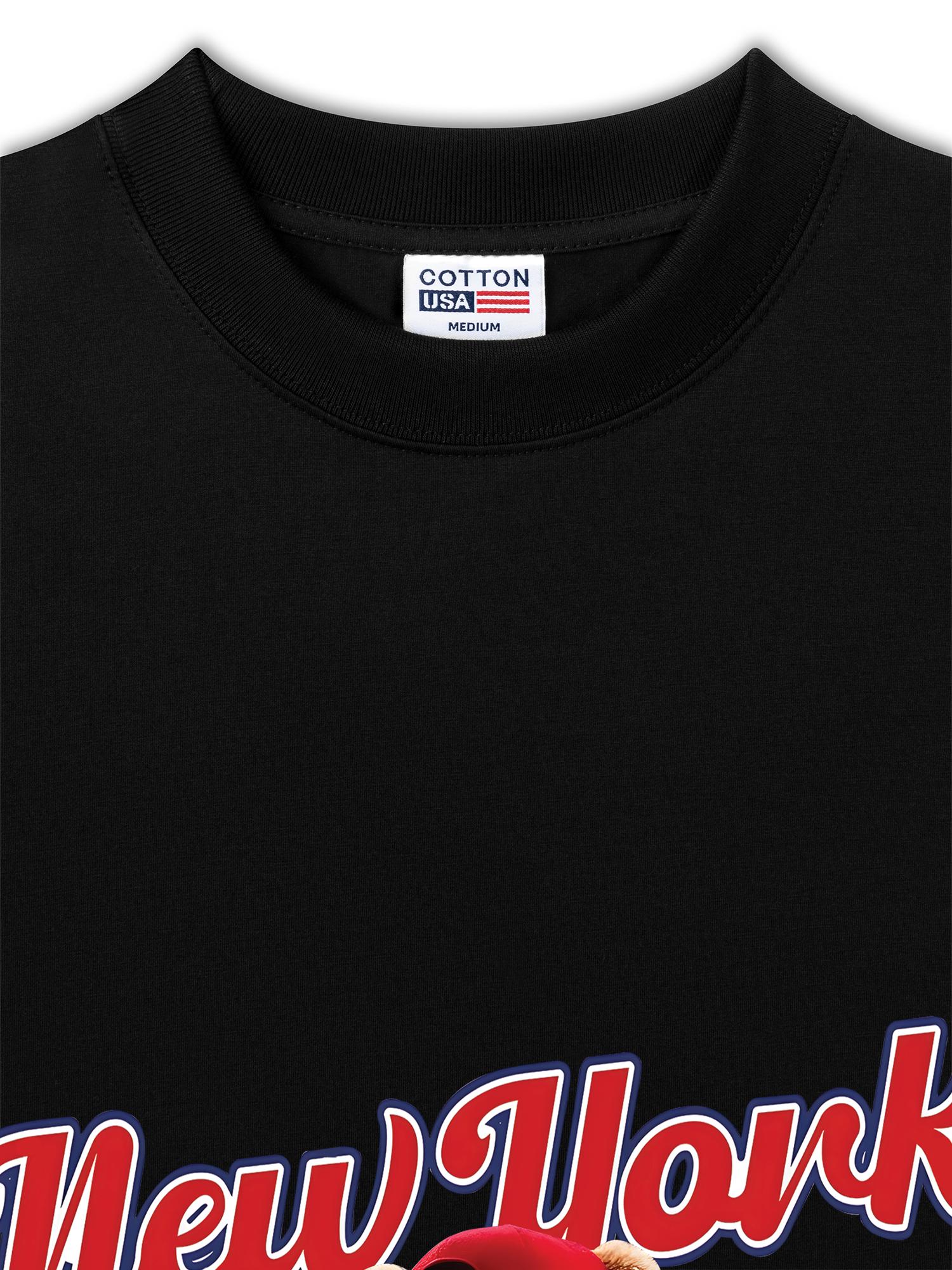 Áo Thun Relaxed Fit Baseball New York Teddy