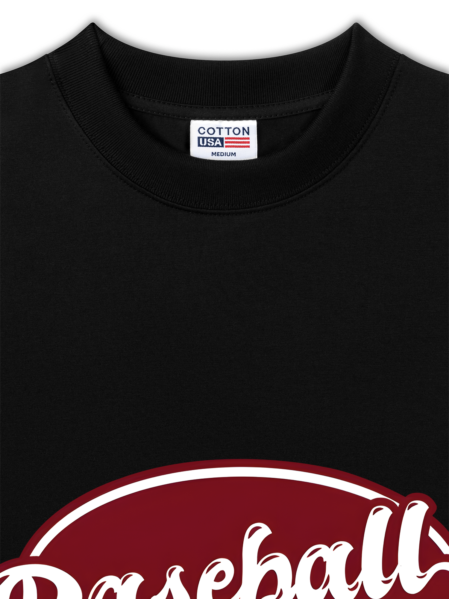 Áo Thun Relaxed Fit Baseball Retro