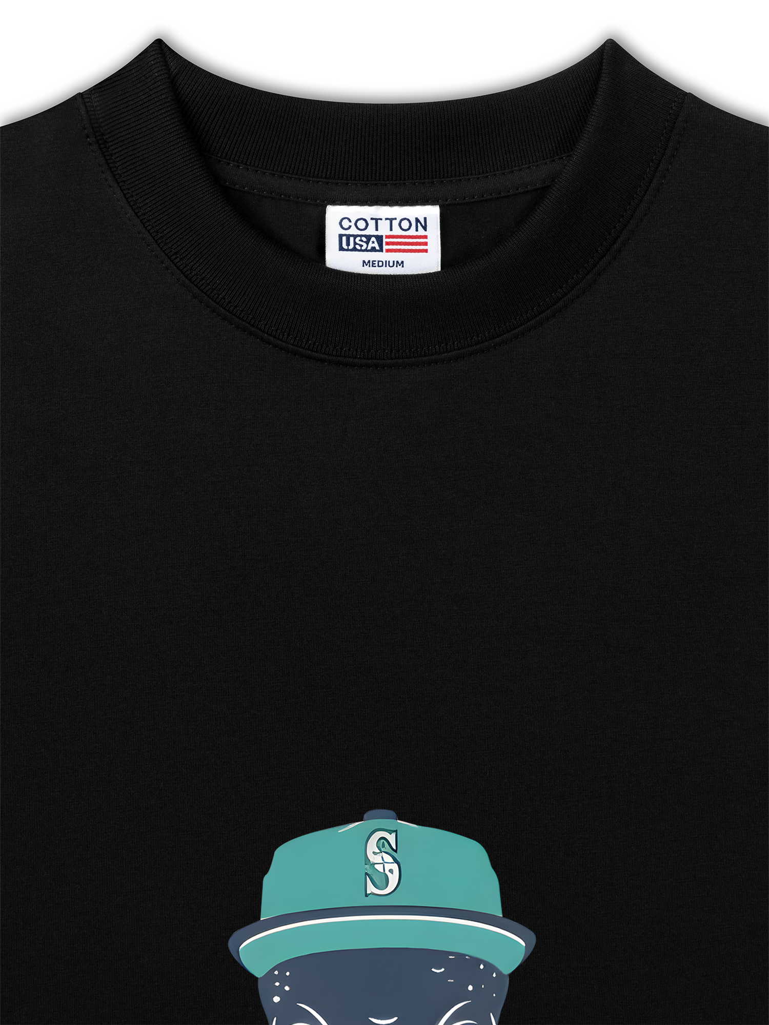 Áo Thun Relaxed Fit Baseball Green Octopus