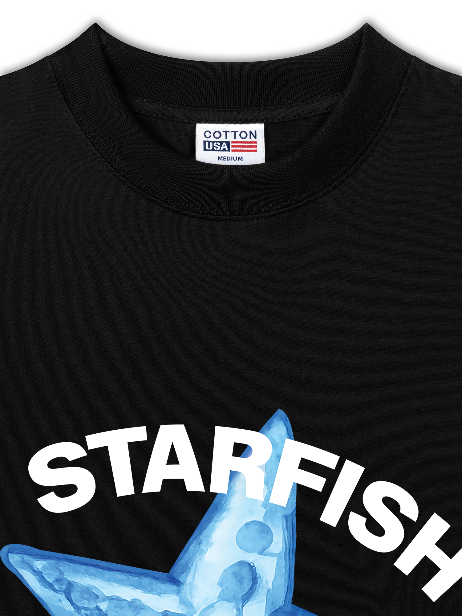 Áo Thun Relaxed Fit Tropical Bing Blue Starfish