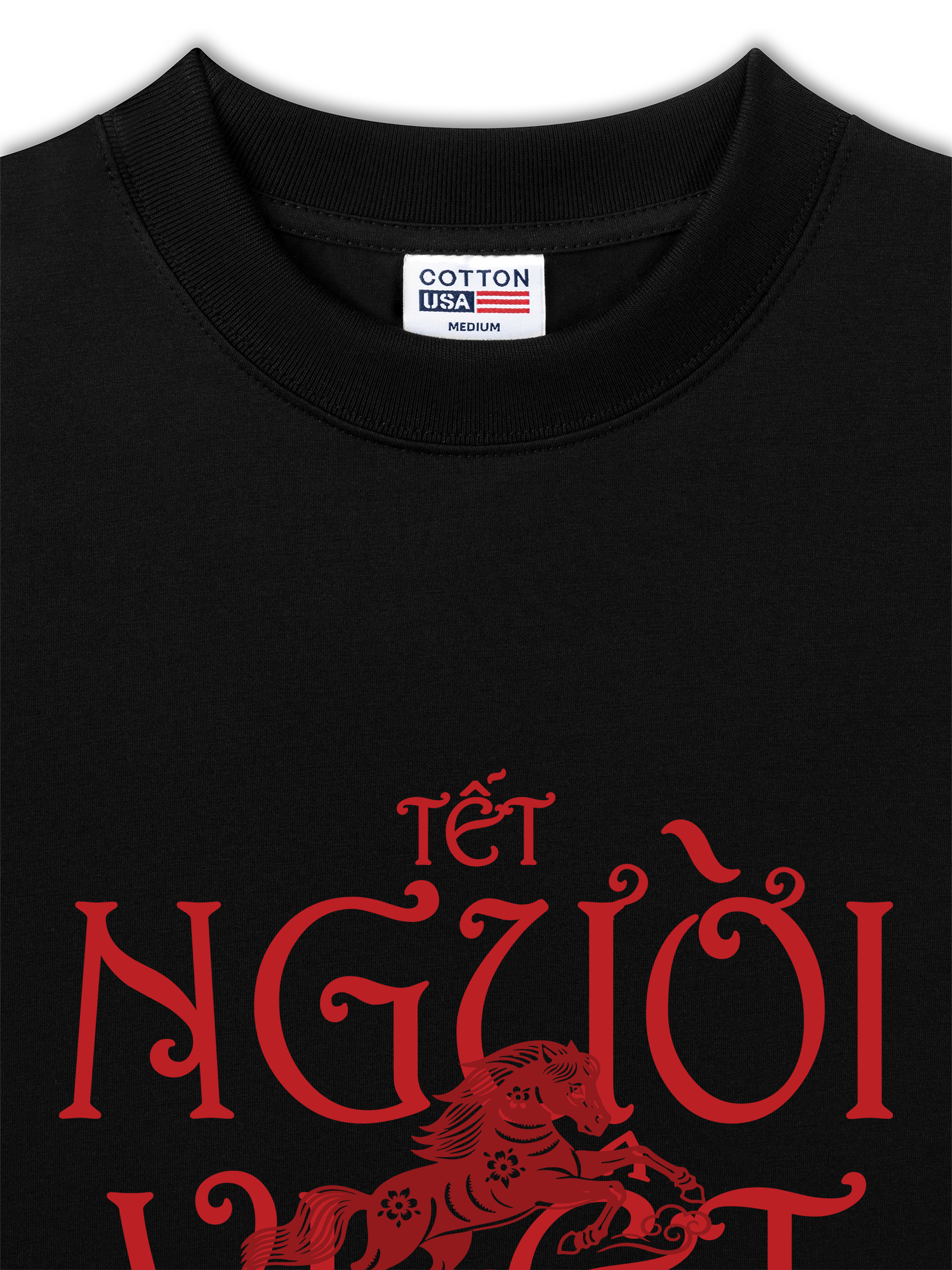 Áo Thun Relaxed Fit Tết Người Việt - Mã Đáo Thành Công