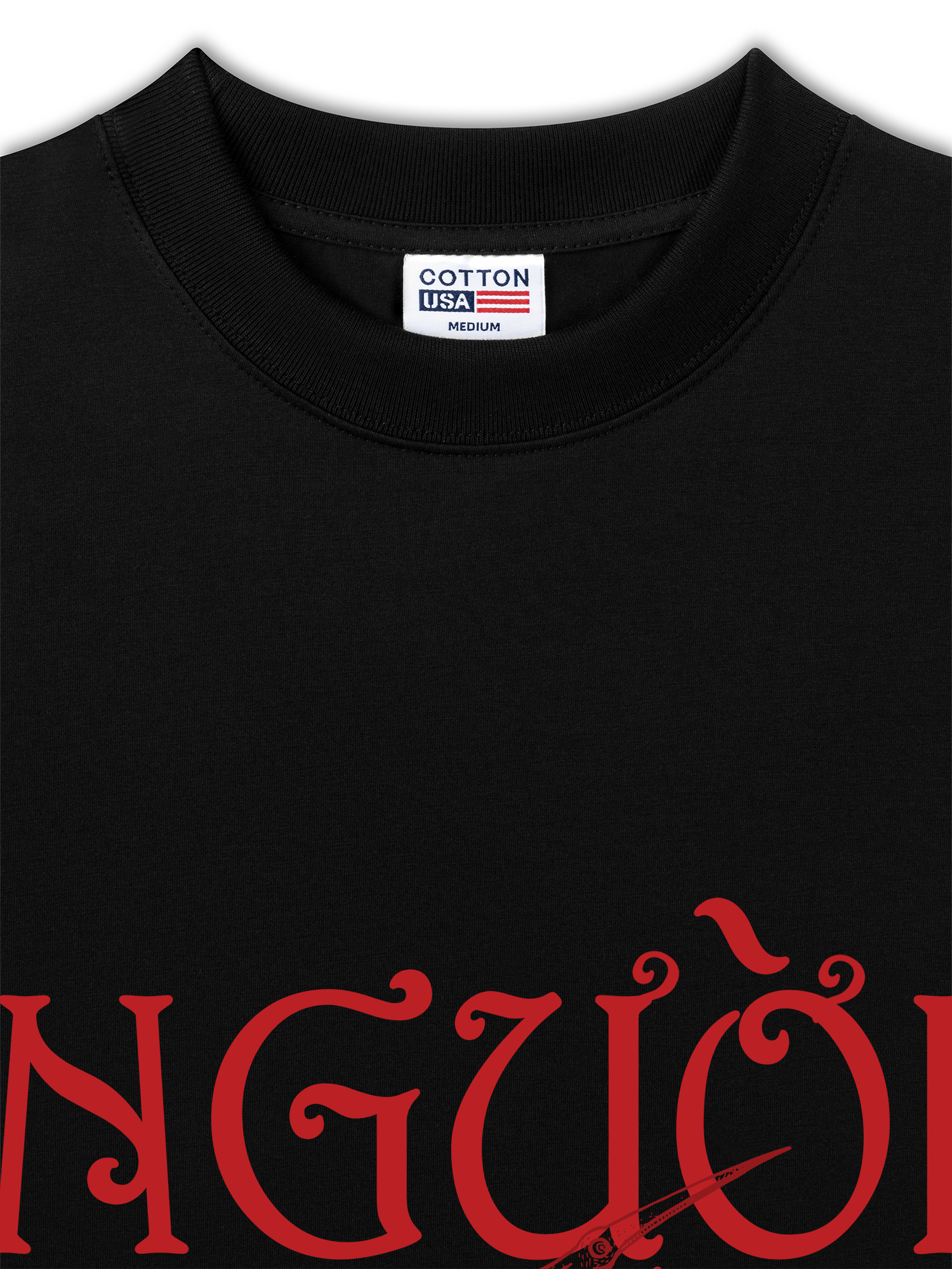 Áo Thun Relaxed Fit Việt Nam Người Việt - Máu Đỏ Da Vàng