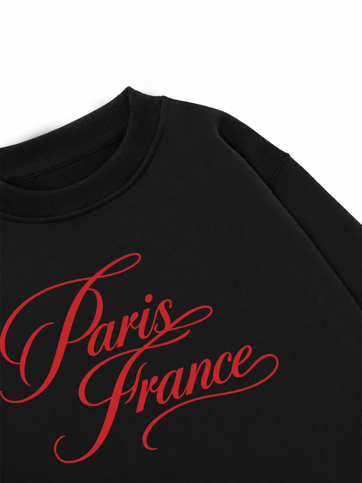 Áo Sweater Nỉ Hai Da Red Paris France