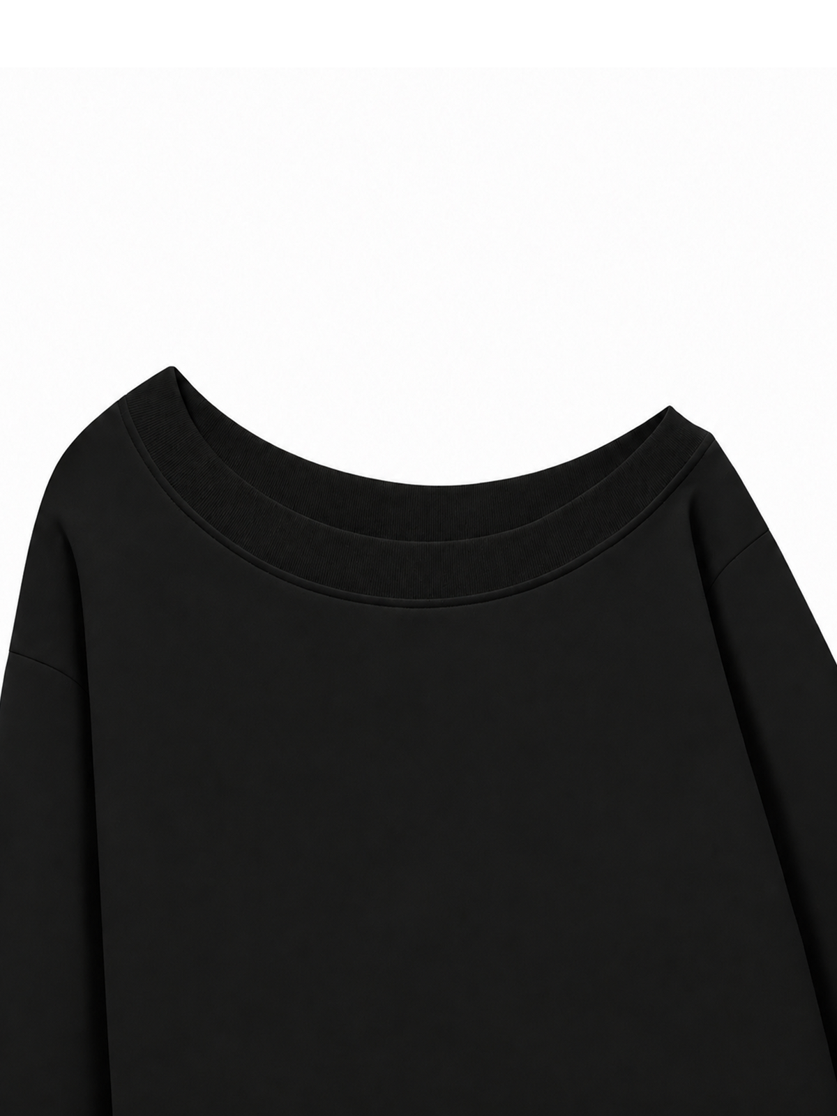 Áo Sweater Lệch Vai Nỉ Hai Da Cotton USA Basic
