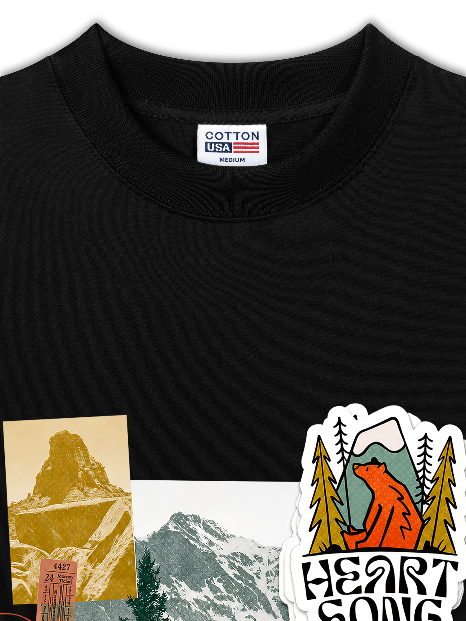 Áo Thun Relaxed Fit Tshirt Adventure Heart Song Adventure