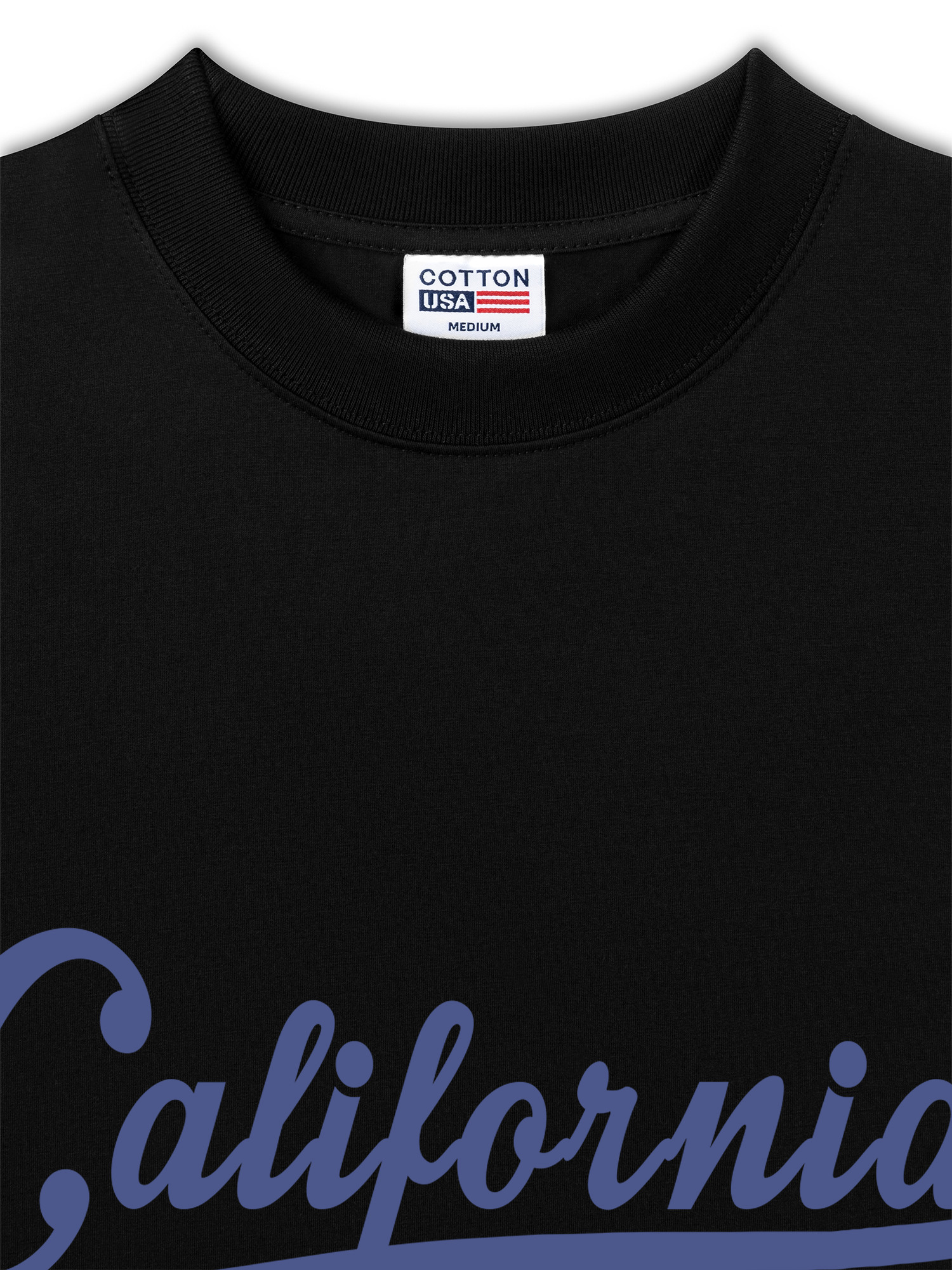Áo Thun Relaxed Fit USA Califorinia Blue