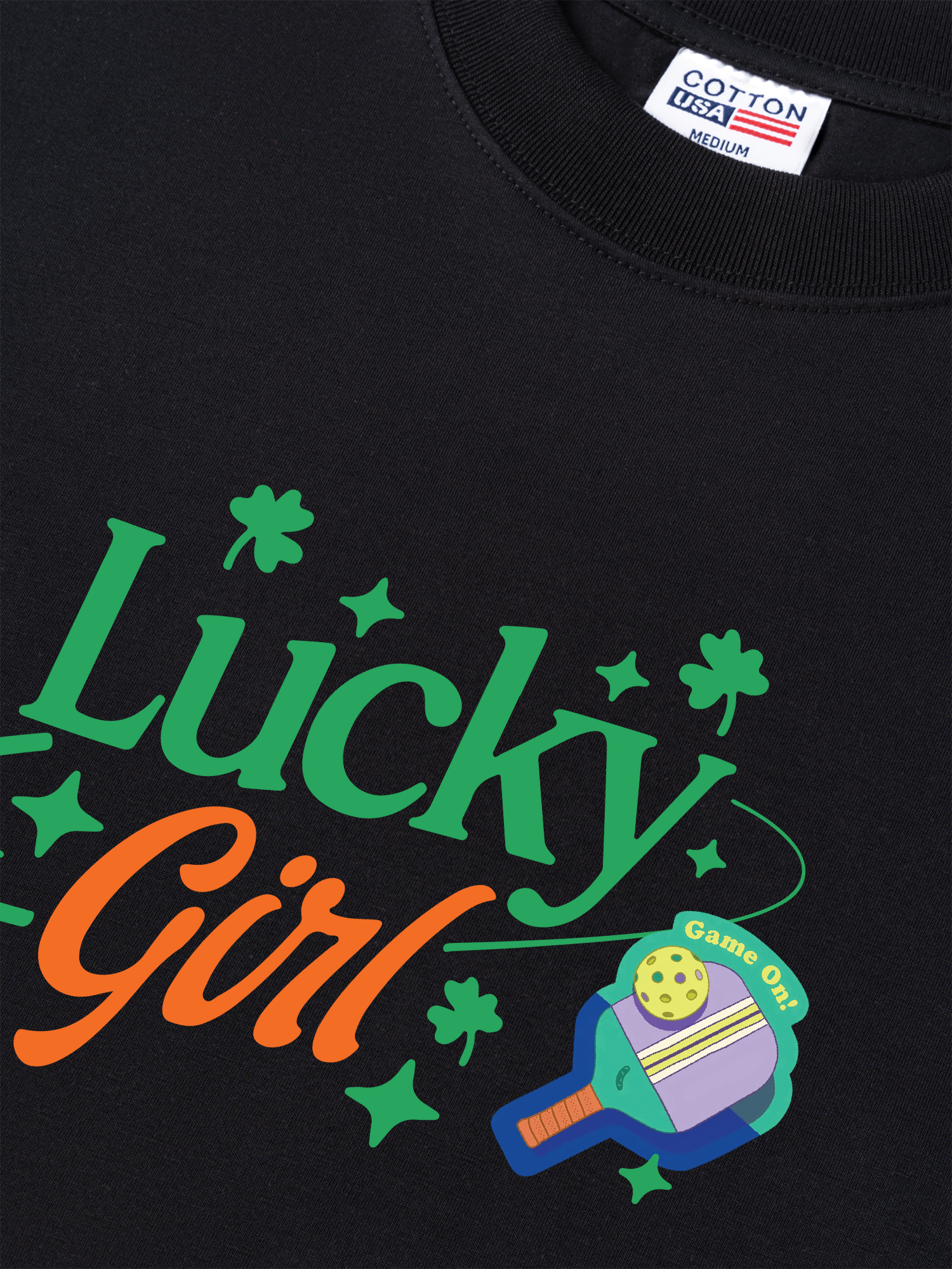 Áo Thun Relaxed Fit Pickleball Lucky Girl