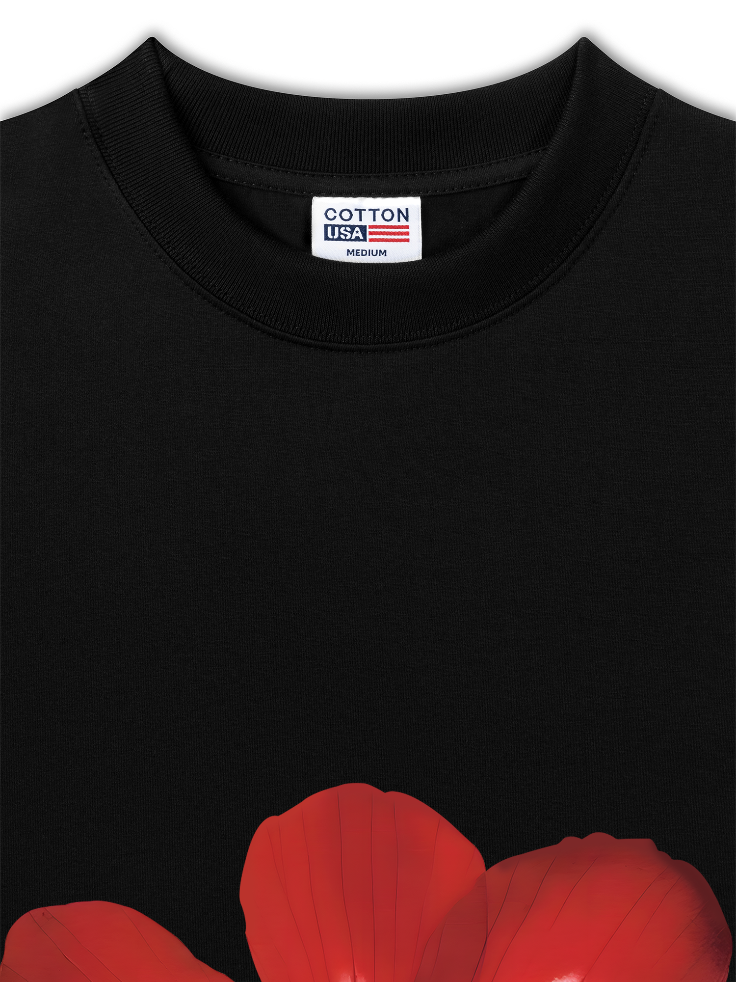 Áo Thun Relaxed Fit Floral Red Flower