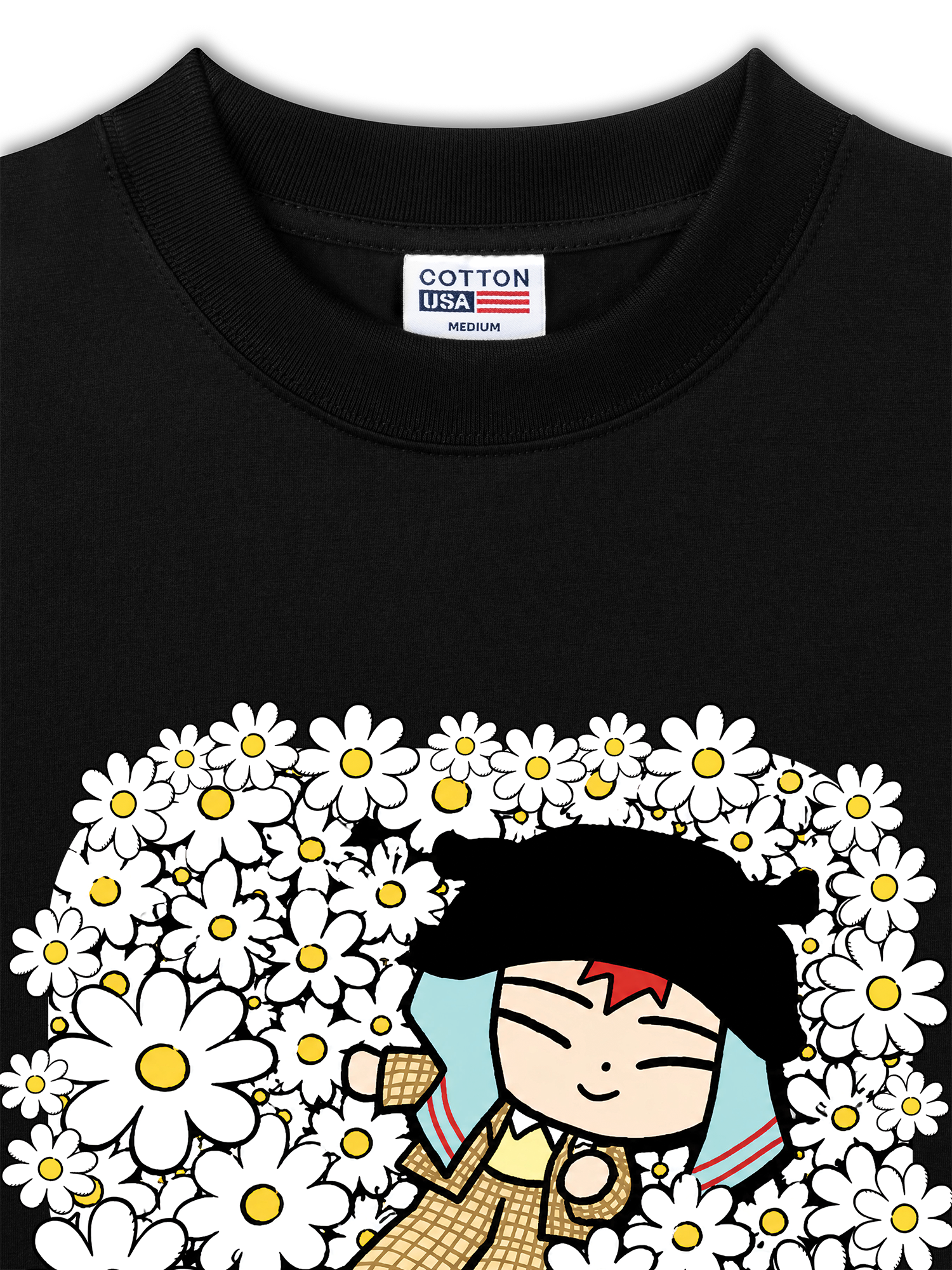 Áo Thun Relaxed Fit GD Daisy Flower