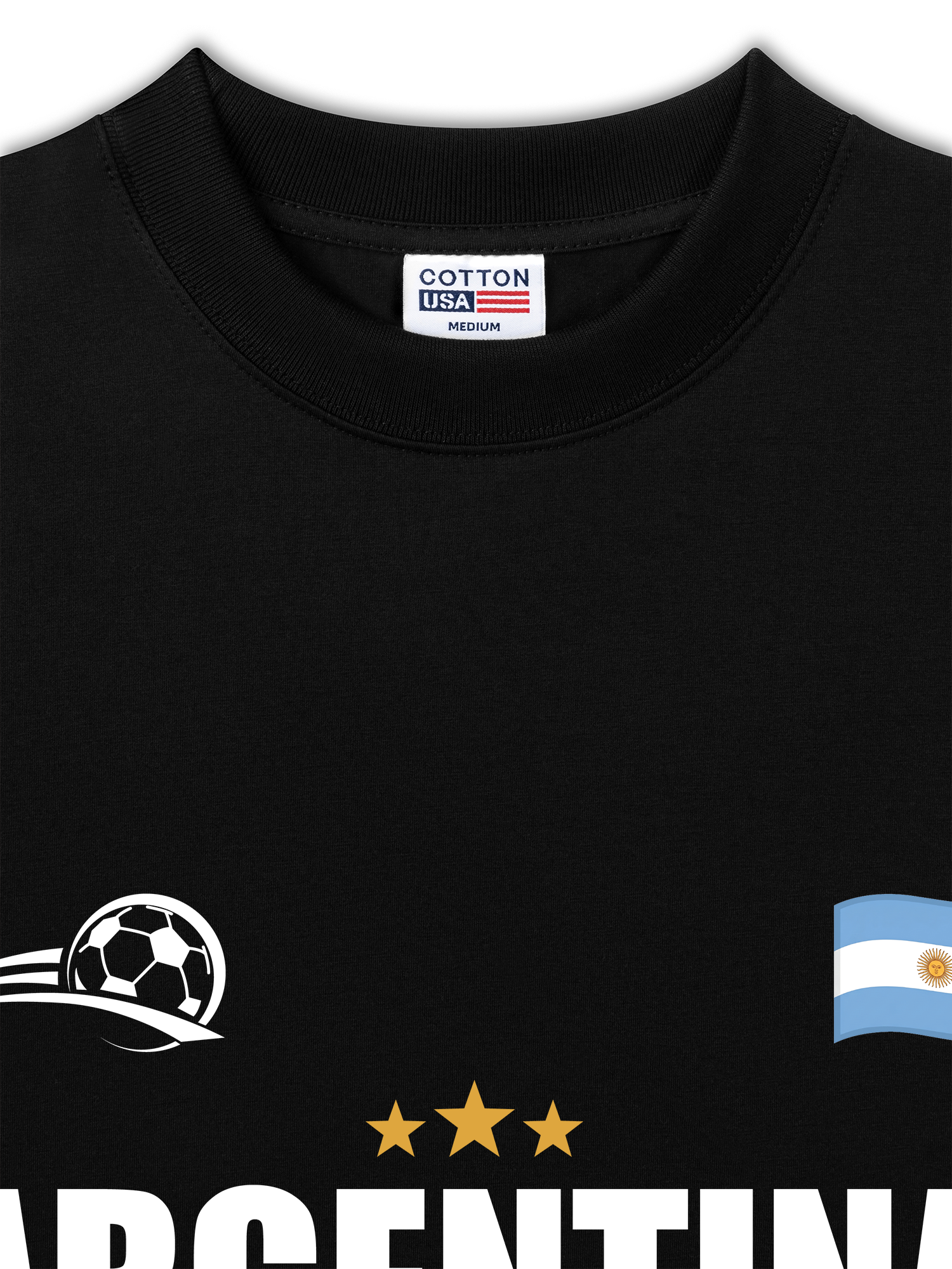 Áo Thun Relaxed Fit Soccer World Cup Argentina