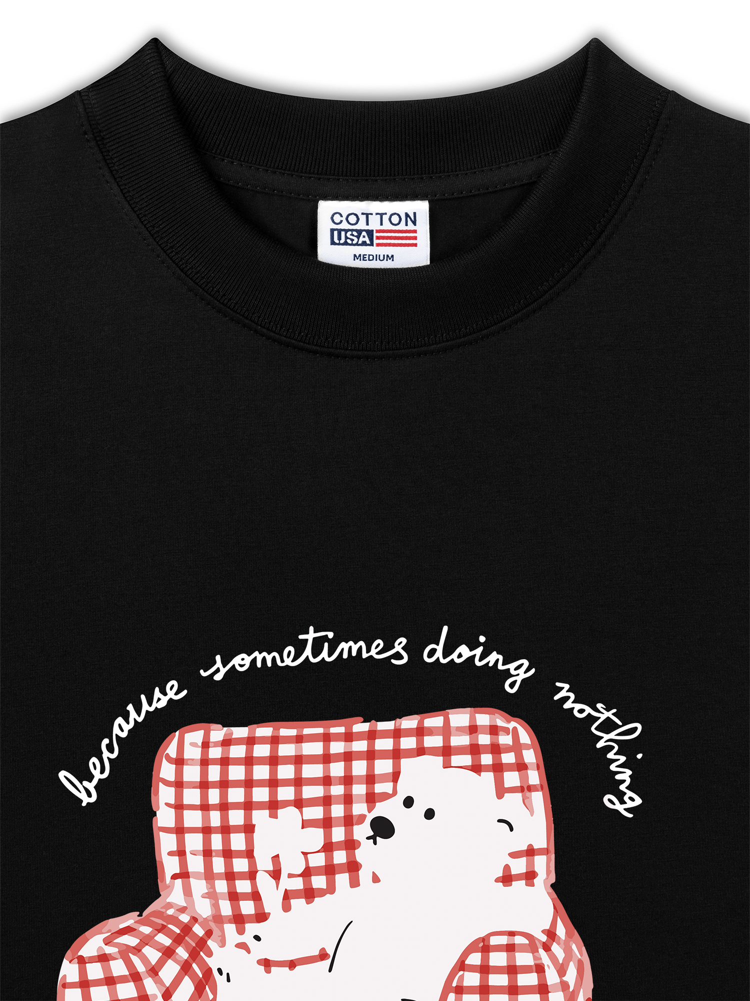 Áo Thun Relaxed Fit Chill Bear At Home