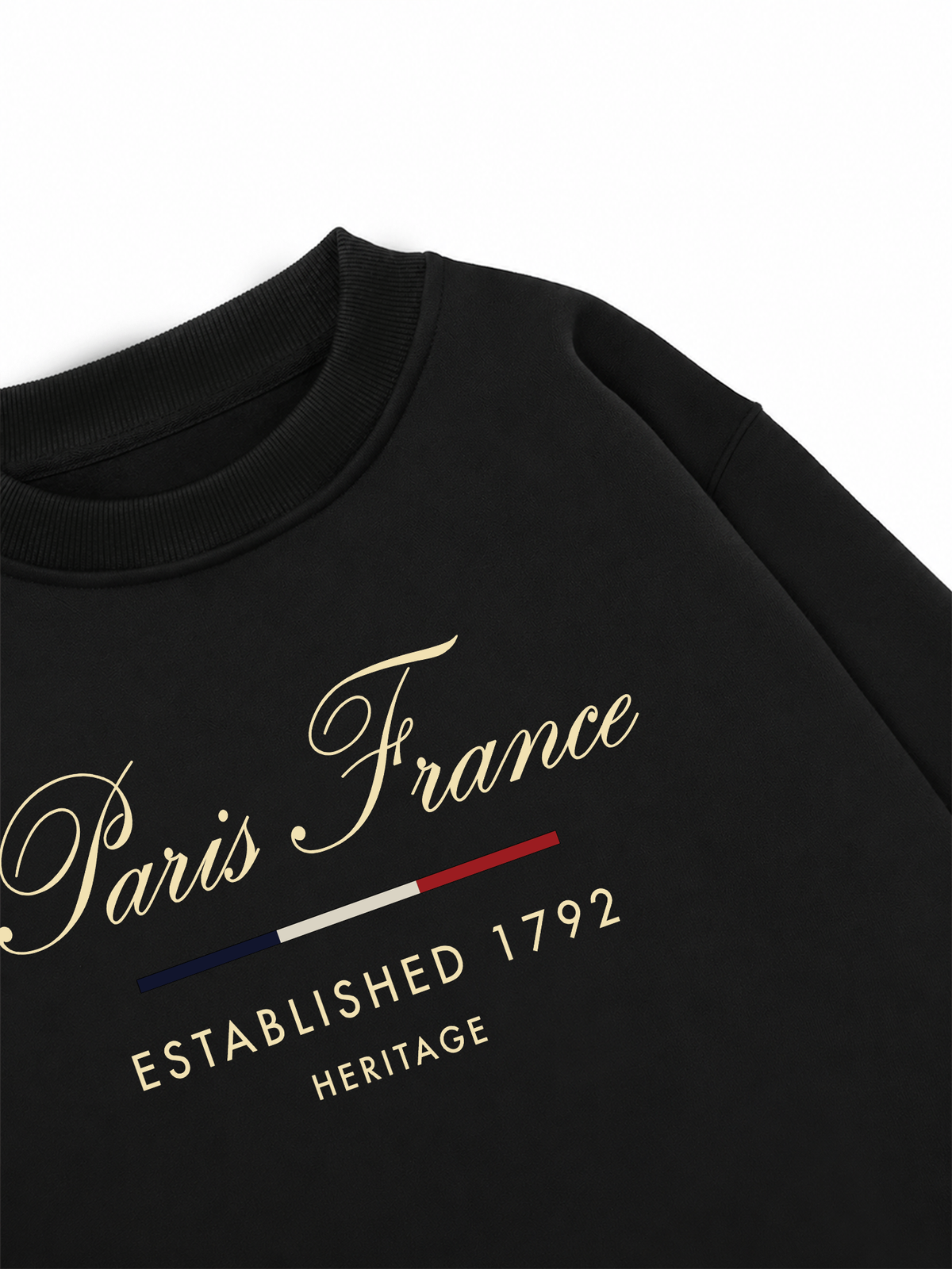 Áo Sweater Nỉ Hai Da Paris France