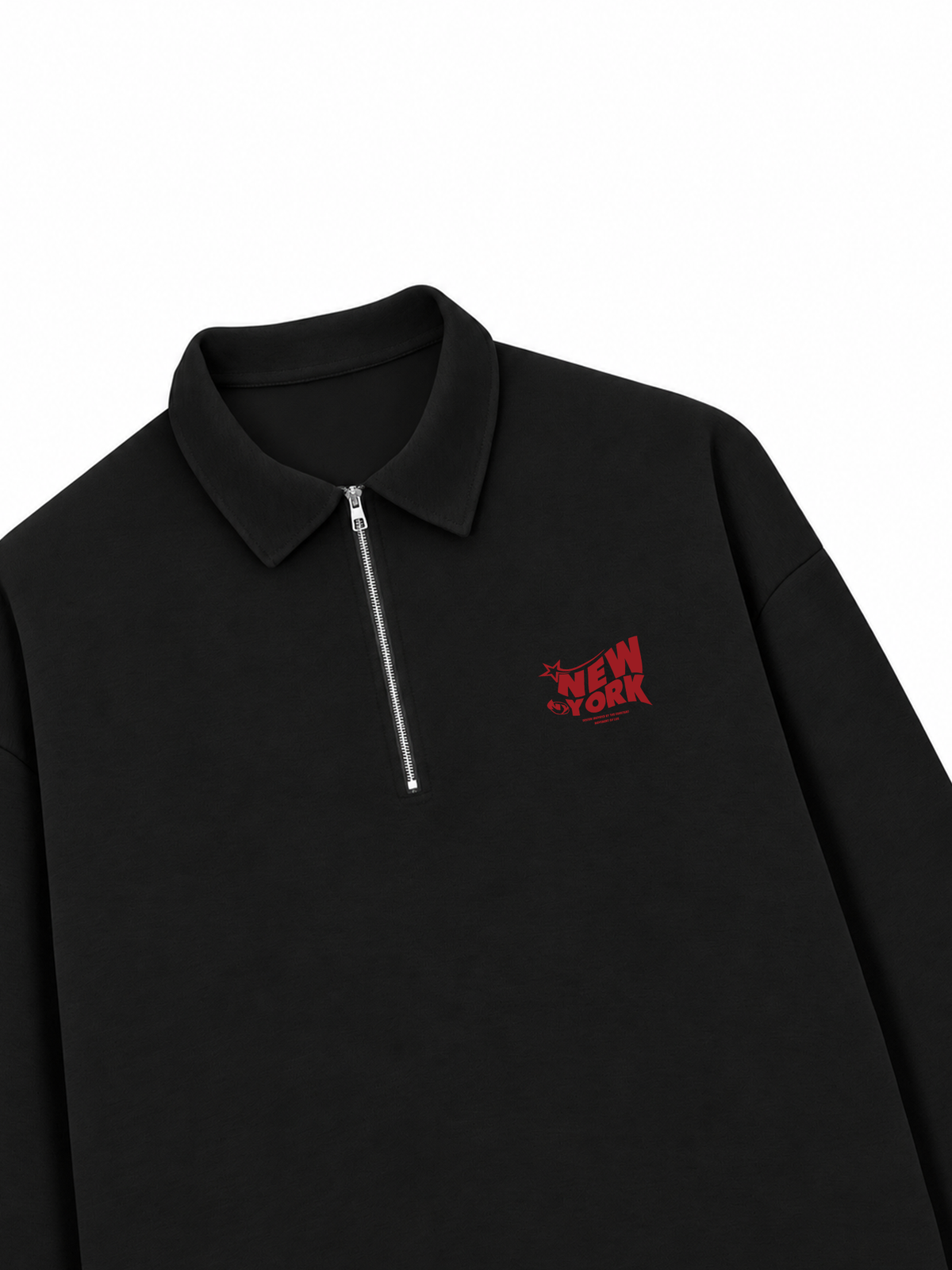 Áo Sweater Polo Nỉ Hai Da City Red Fashion