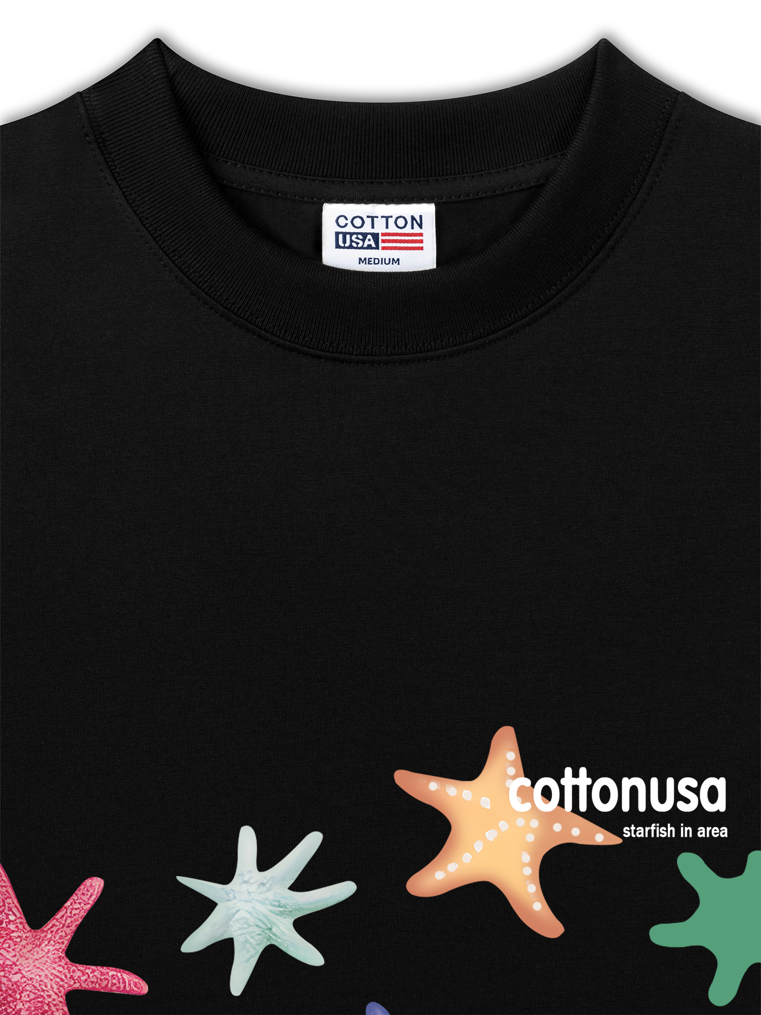 Áo Thun Relaxed Fit Tropical Star Fish