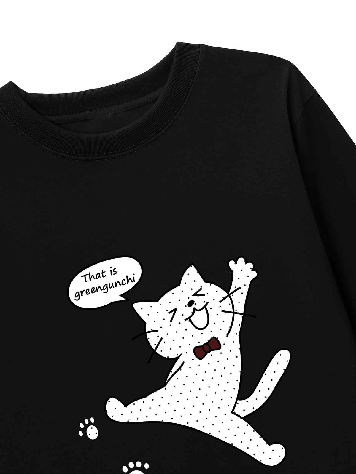 Áo Thun Dài Tay Dotty Mood Cute Cat