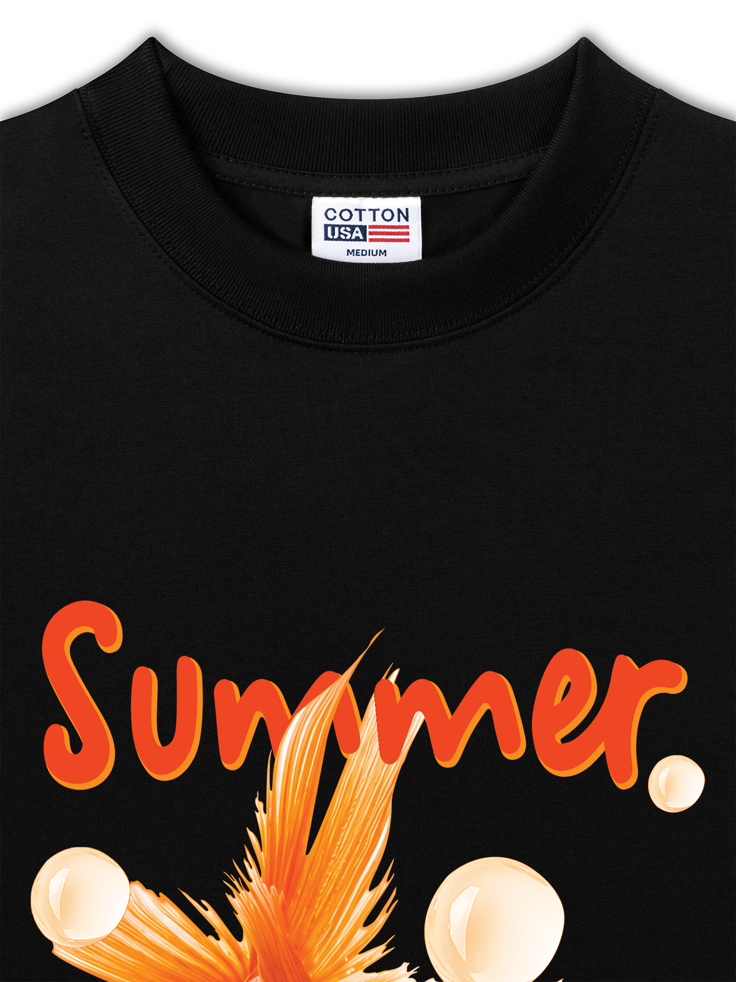 Áo Thun Relaxed Fit Tshirt Tropical Cá Vàng