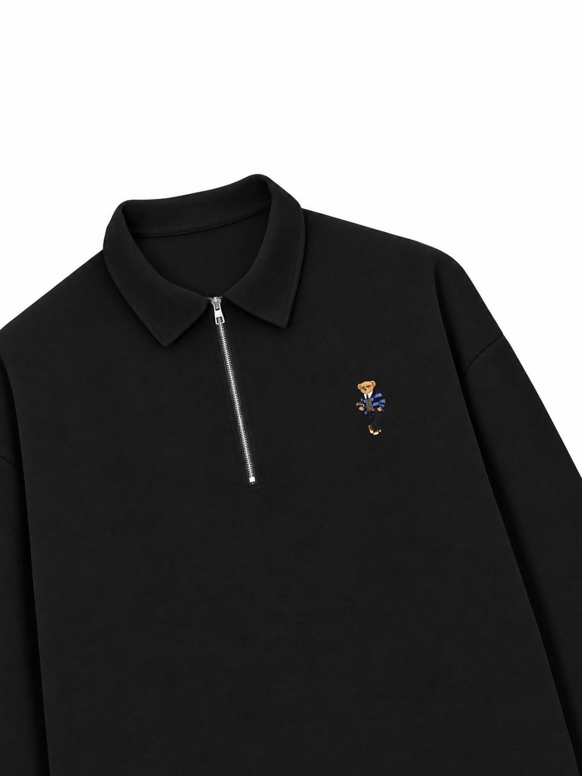 Áo Sweater Polo Nỉ Hai Da Smart Bear