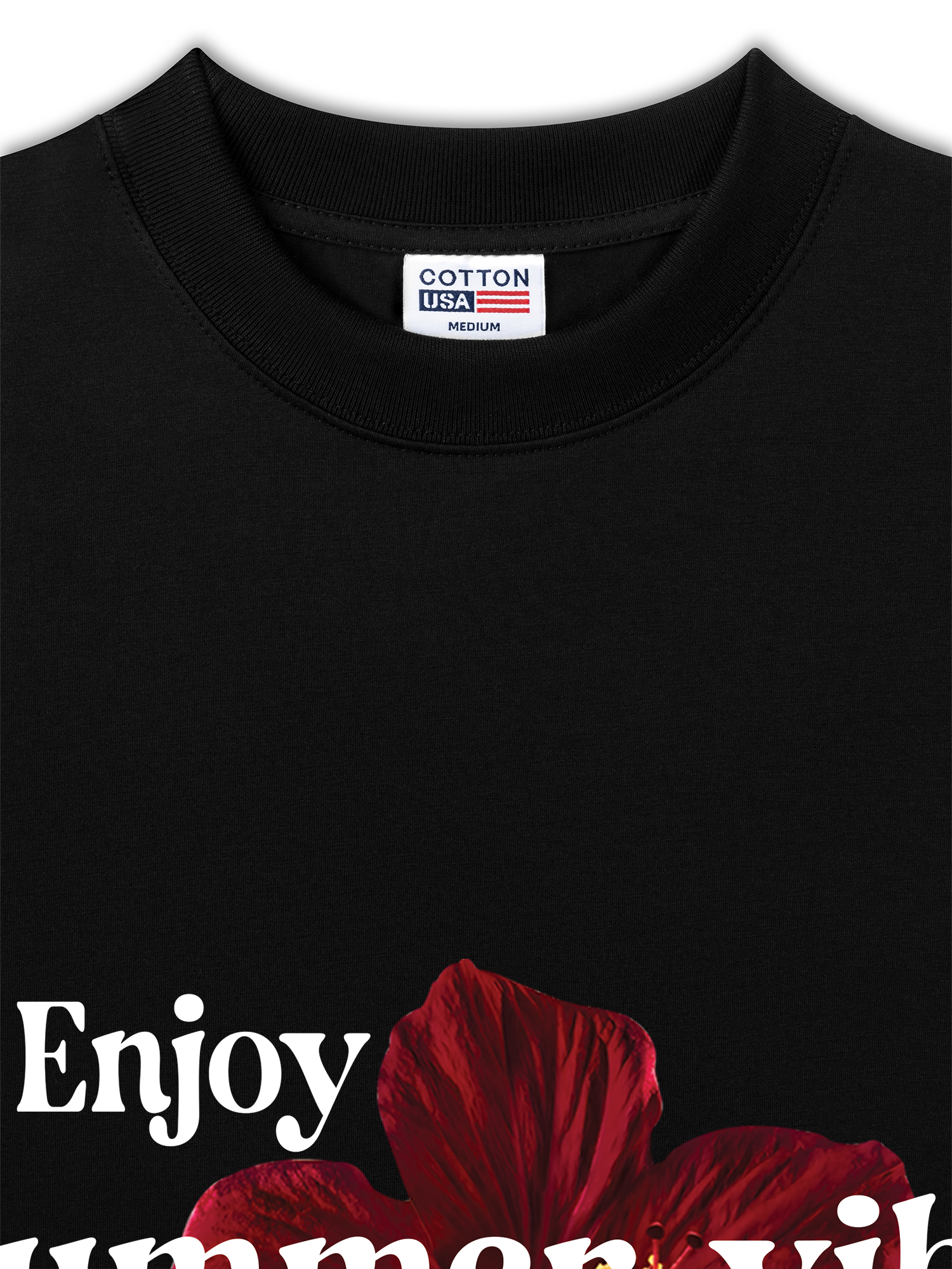 Áo Thun Relaxed Fit Floral Enjoy Summer