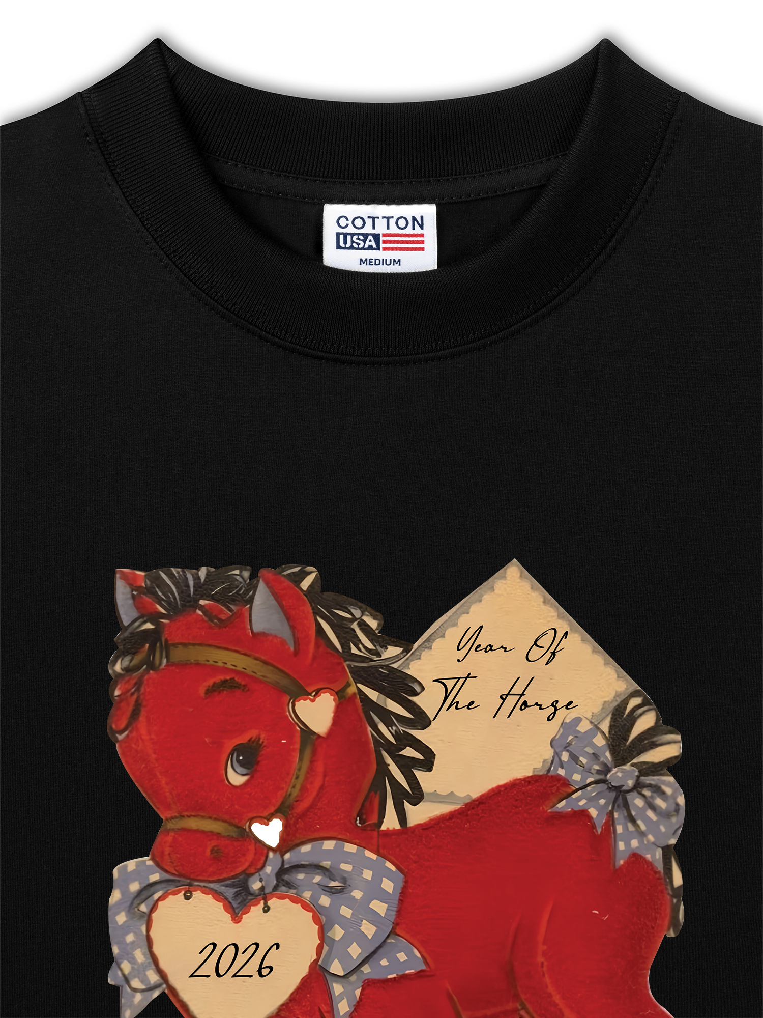 Áo Thun Relaxed Fit Red Horse 2026