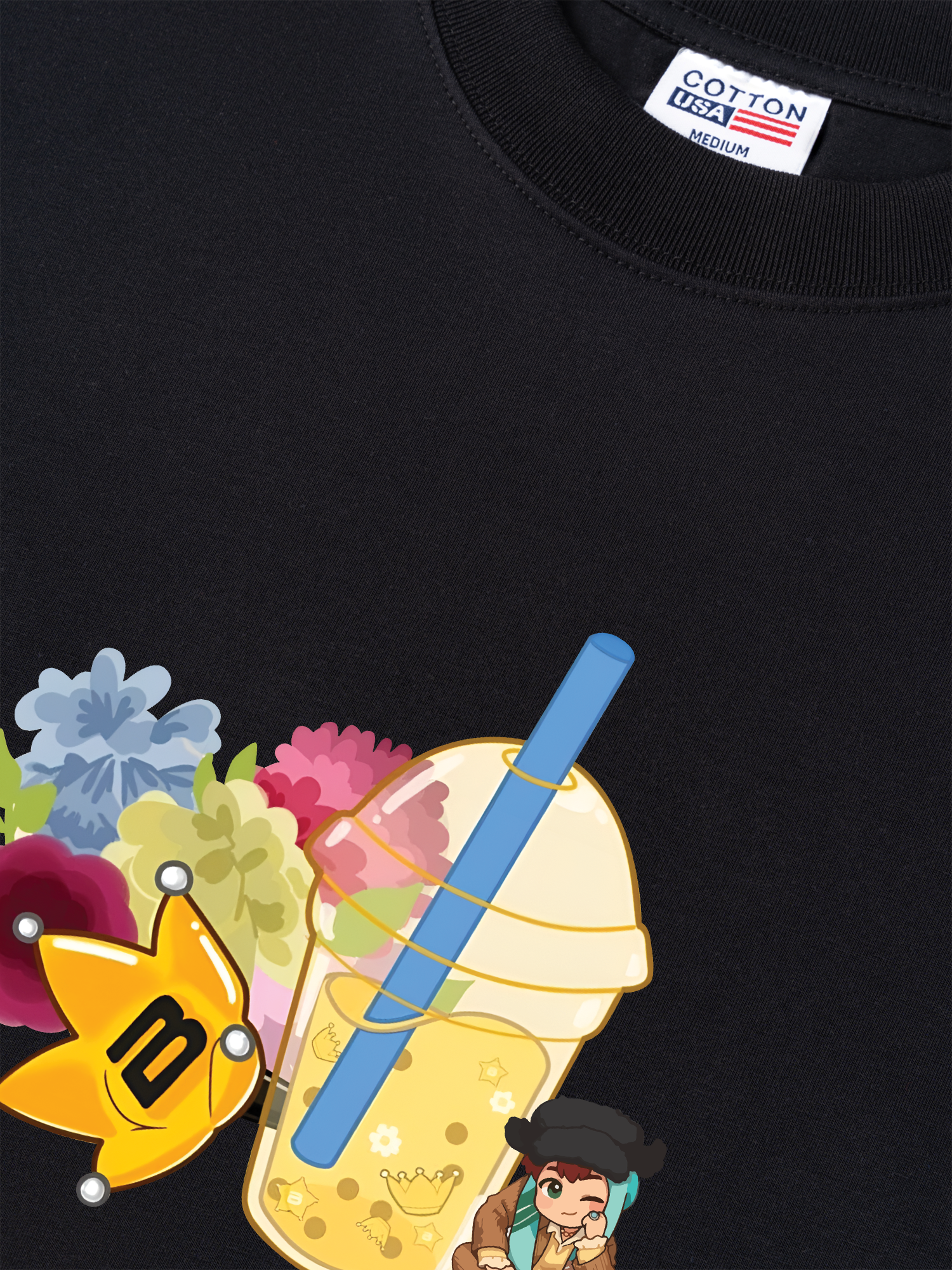 Áo Thun Relaxed Fit Idol G-Dragon Fan Art Oversized Tee