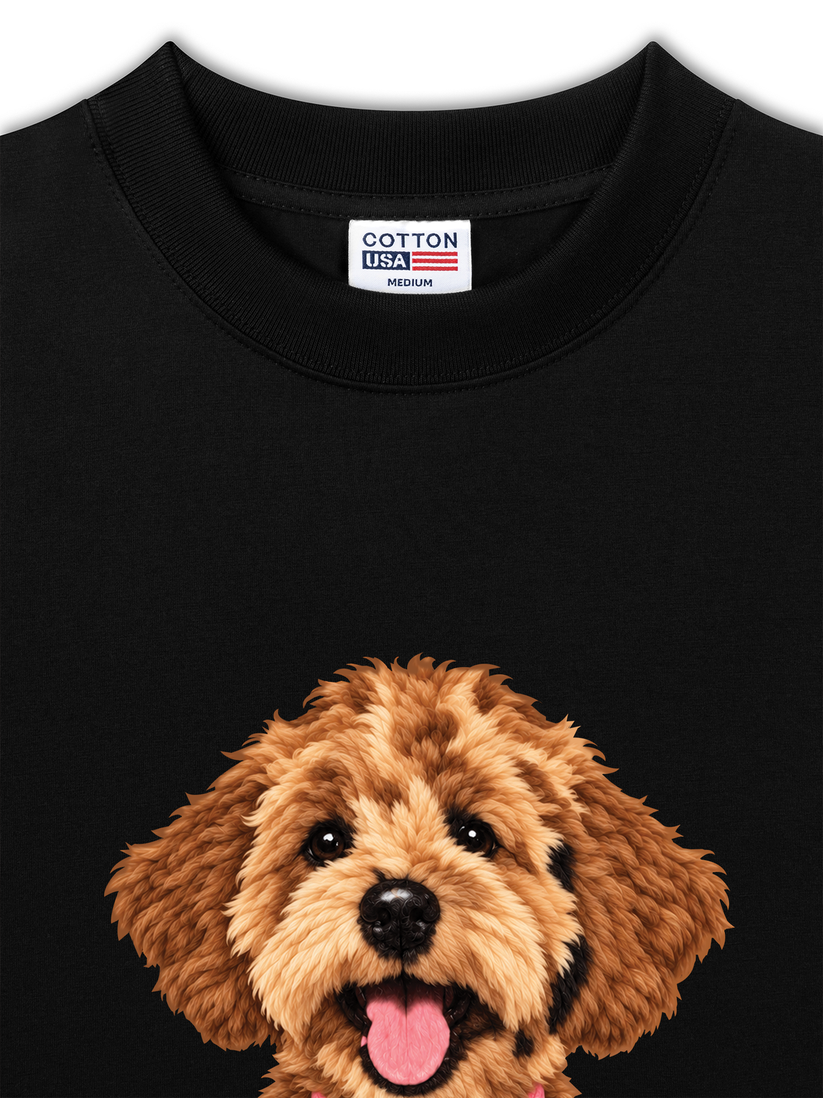 Áo Thun Relaxed Fit Cute Brown Puppy