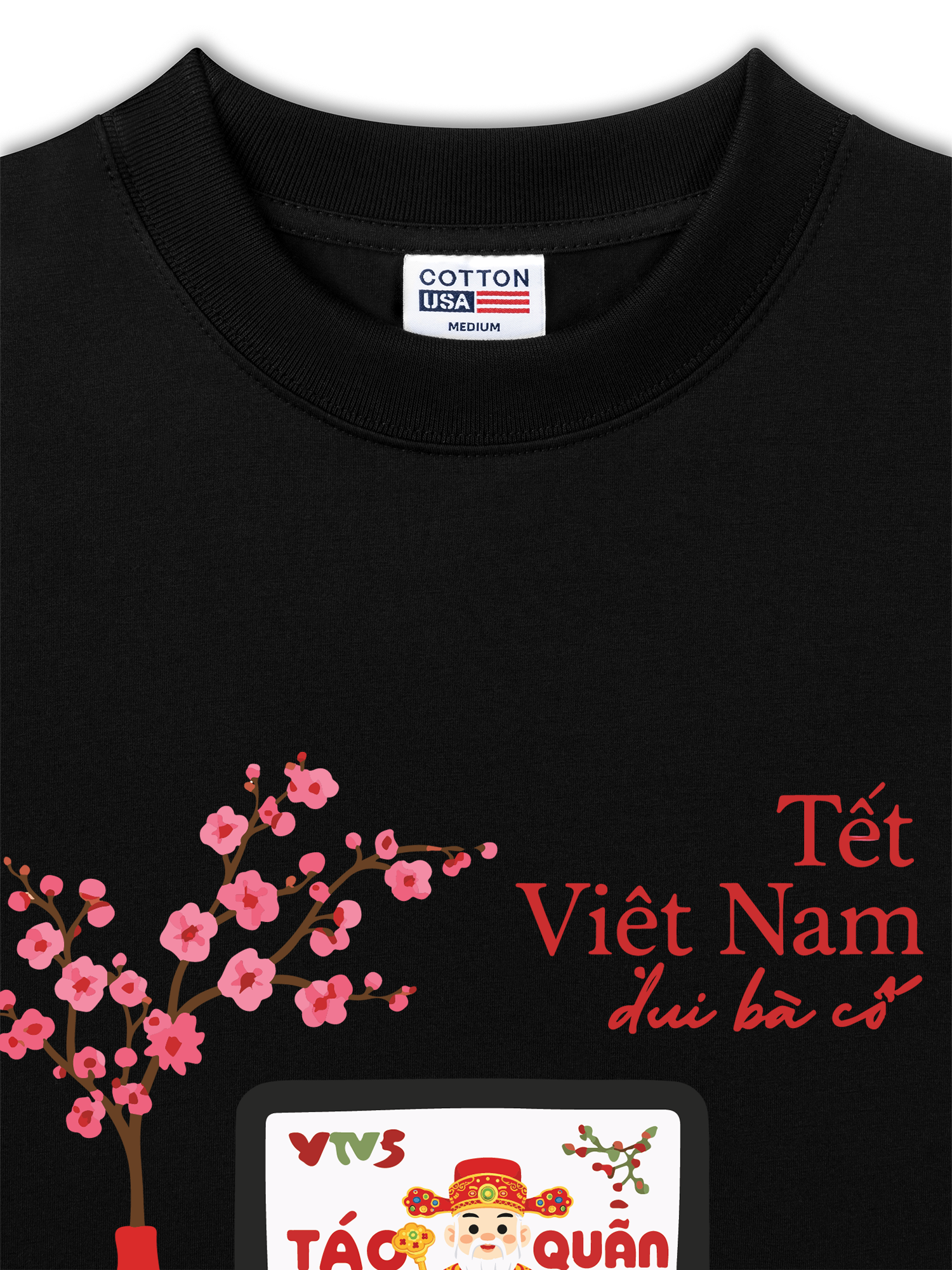 Áo Thun Relaxed Fit Tết Việt Nam - Xem Táo Quân