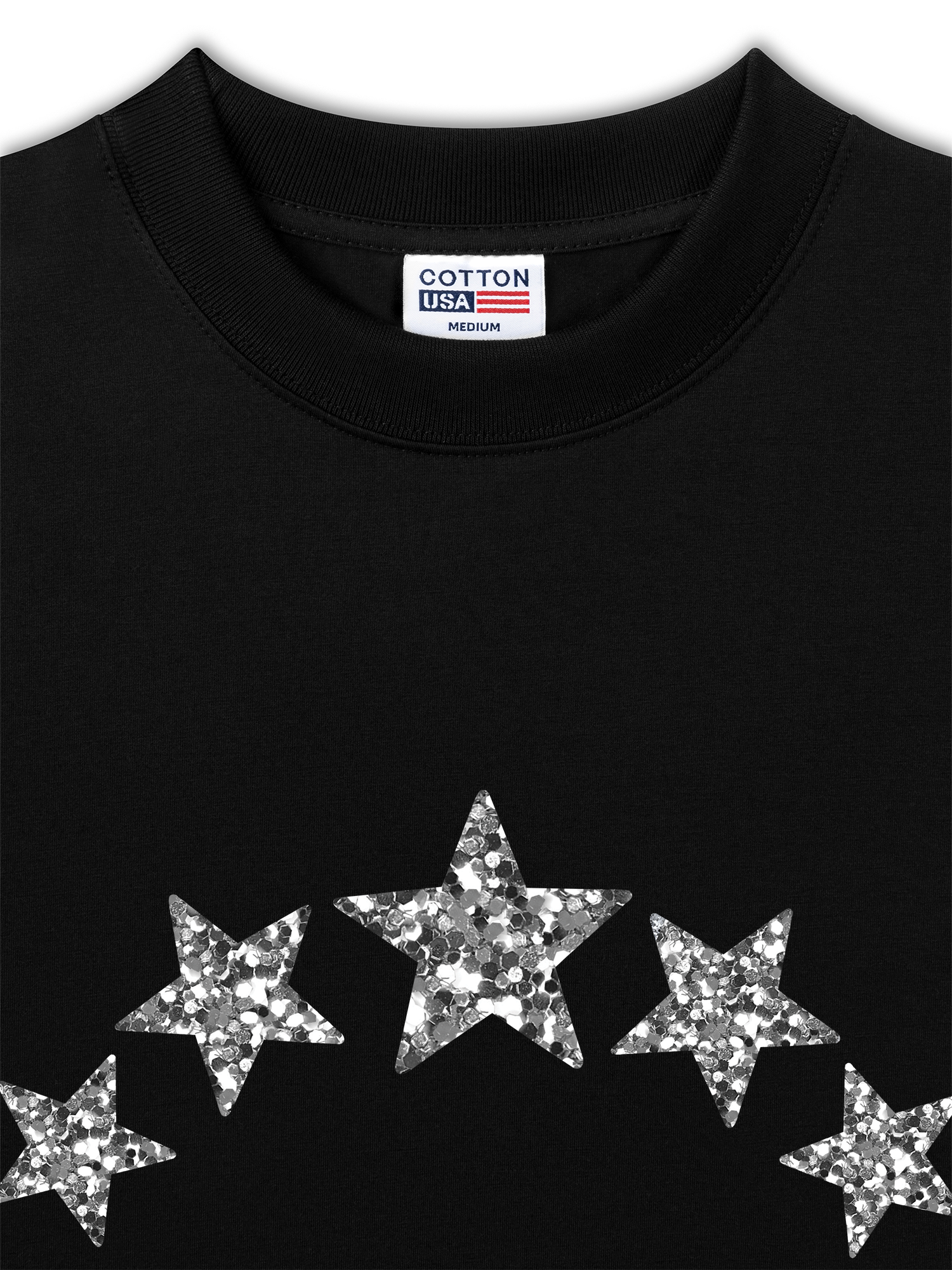 Áo Thun Relaxed Fit Bling Five Star