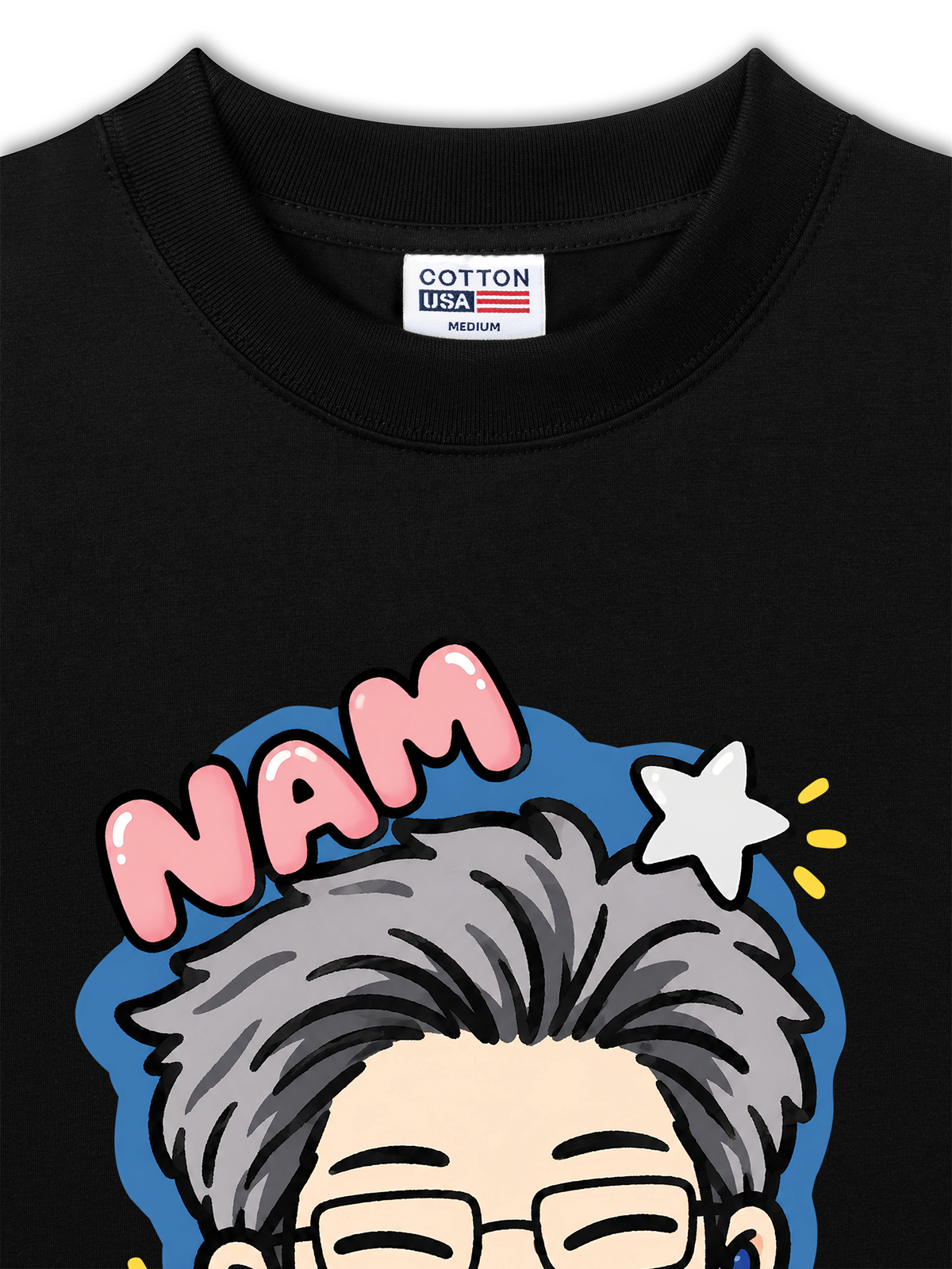 Áo Thun Relaxed Fit RM Chibi