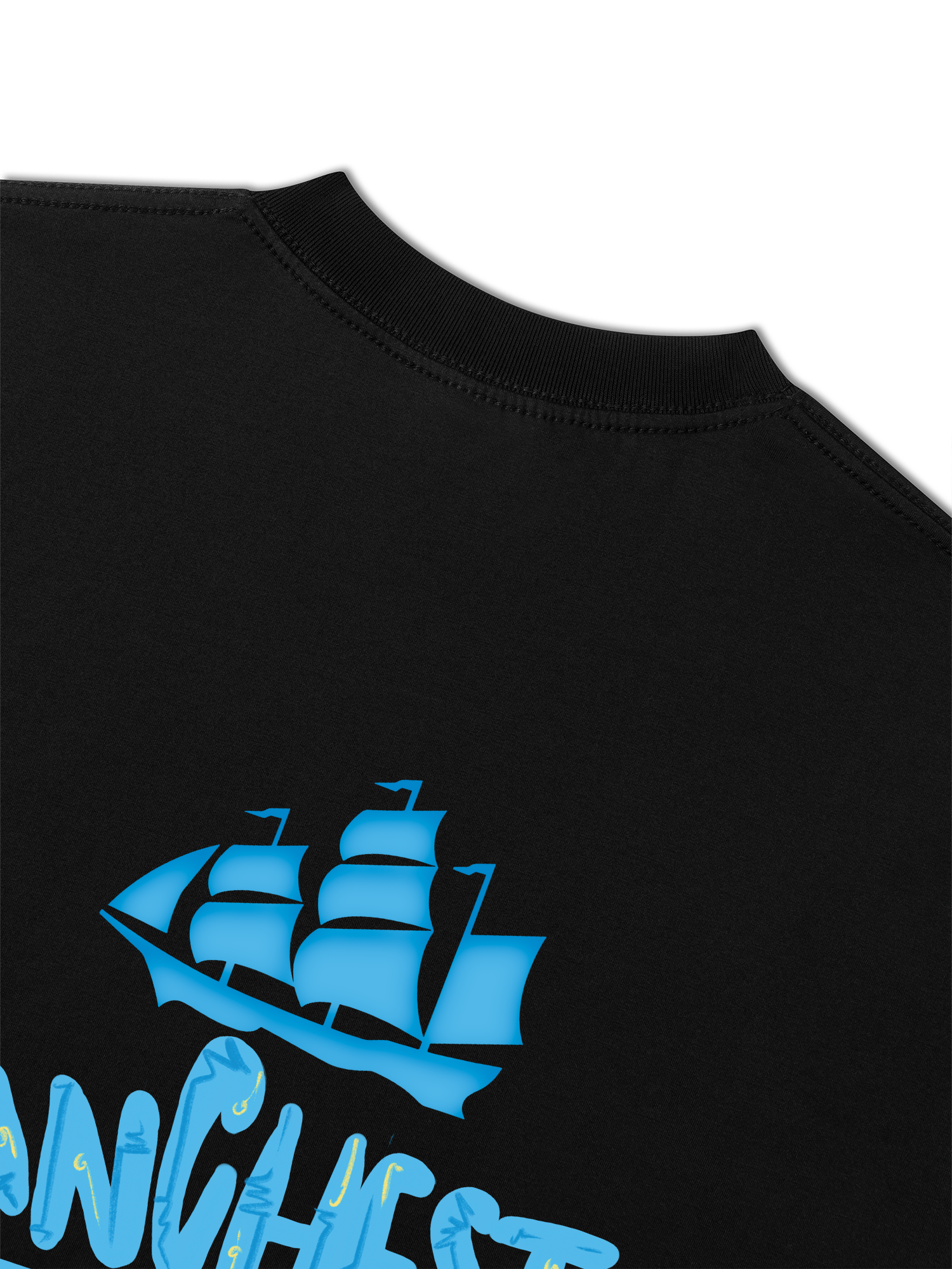 Áo Thun Relaxed Fit Manchester Is Blue Ver 2