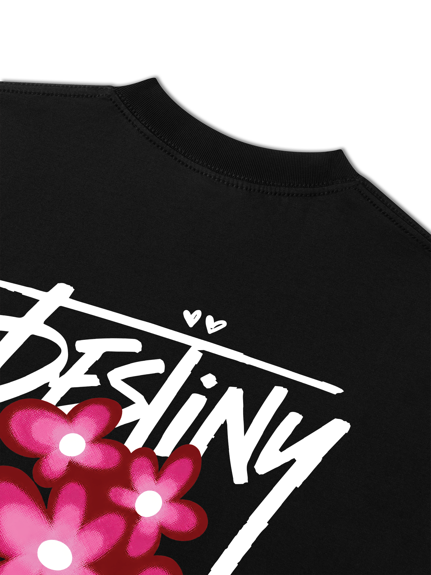 Áo Thun Relaxed Fit Destiny Pink Flower
