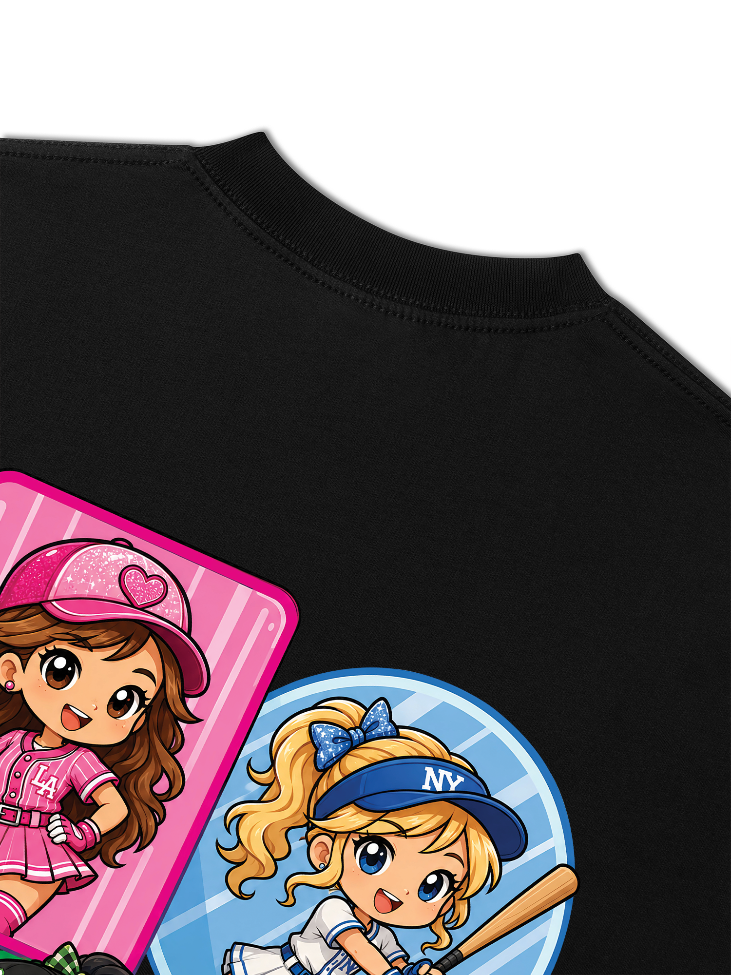 Áo Thun Relaxed Fit Baseball PowerGirl