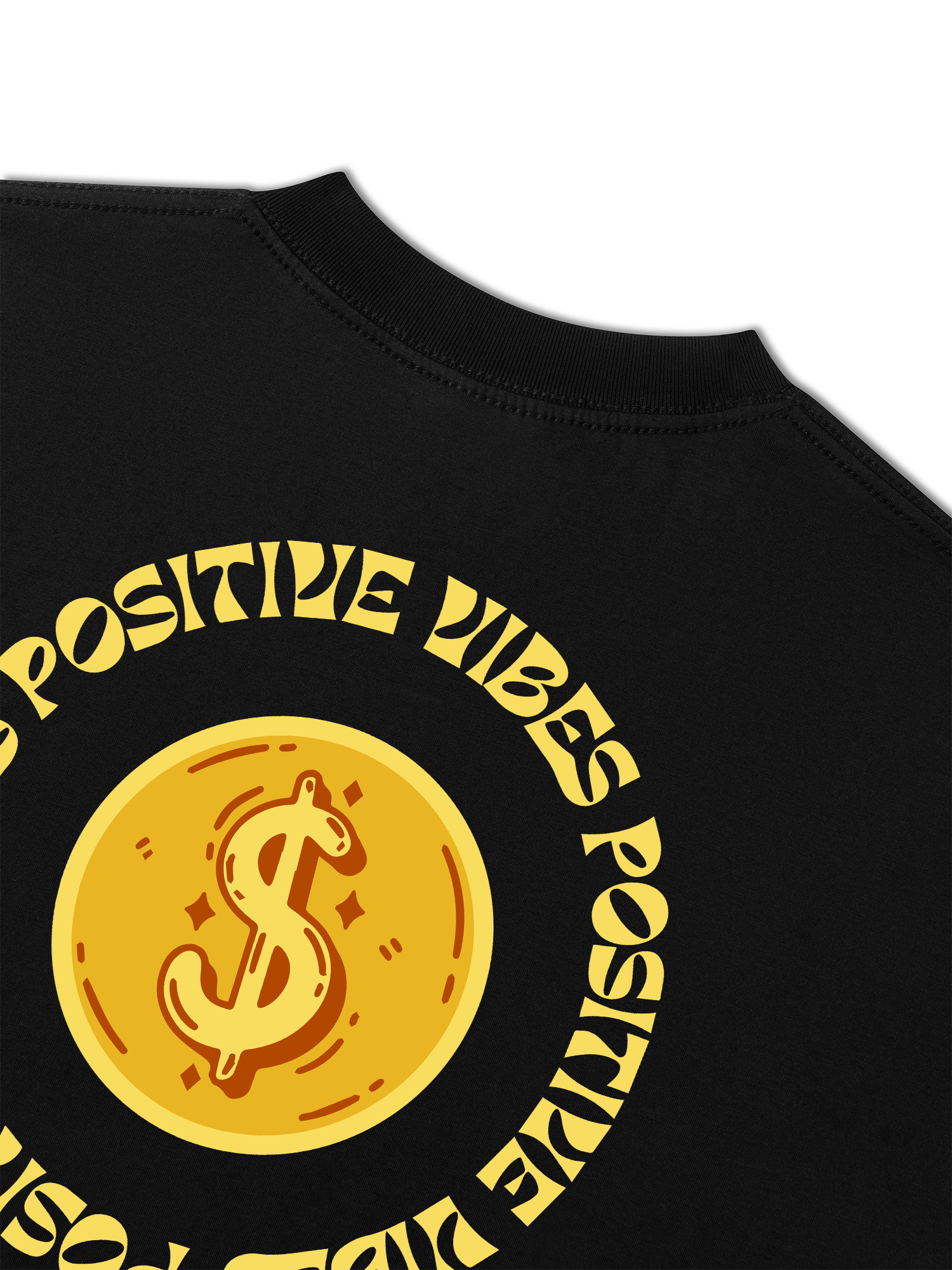 Áo Thun Relaxed Fit Money Positive Vibe