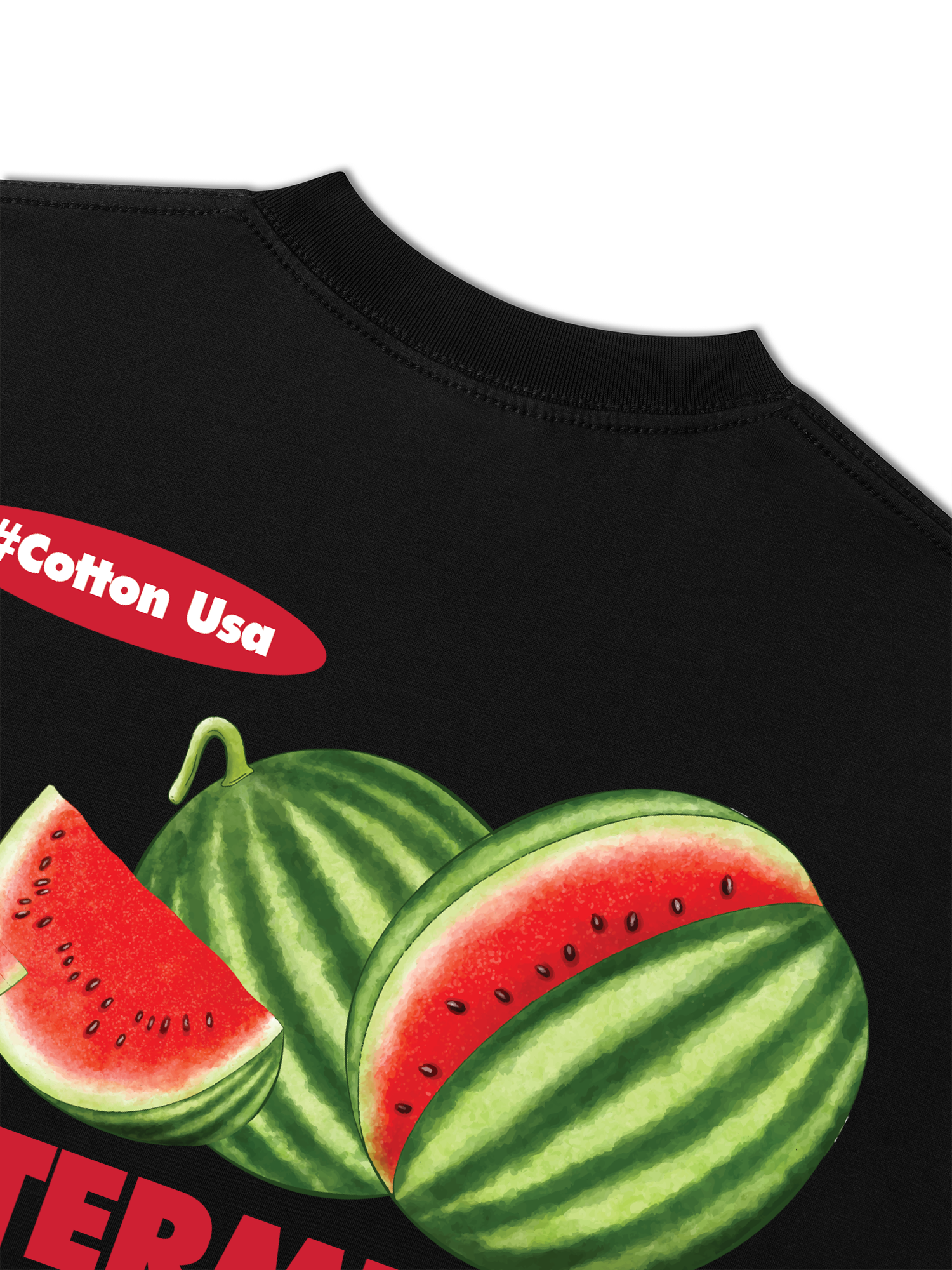 Áo Thun Relaxed Fit Tropical Watermelon Cottonusa