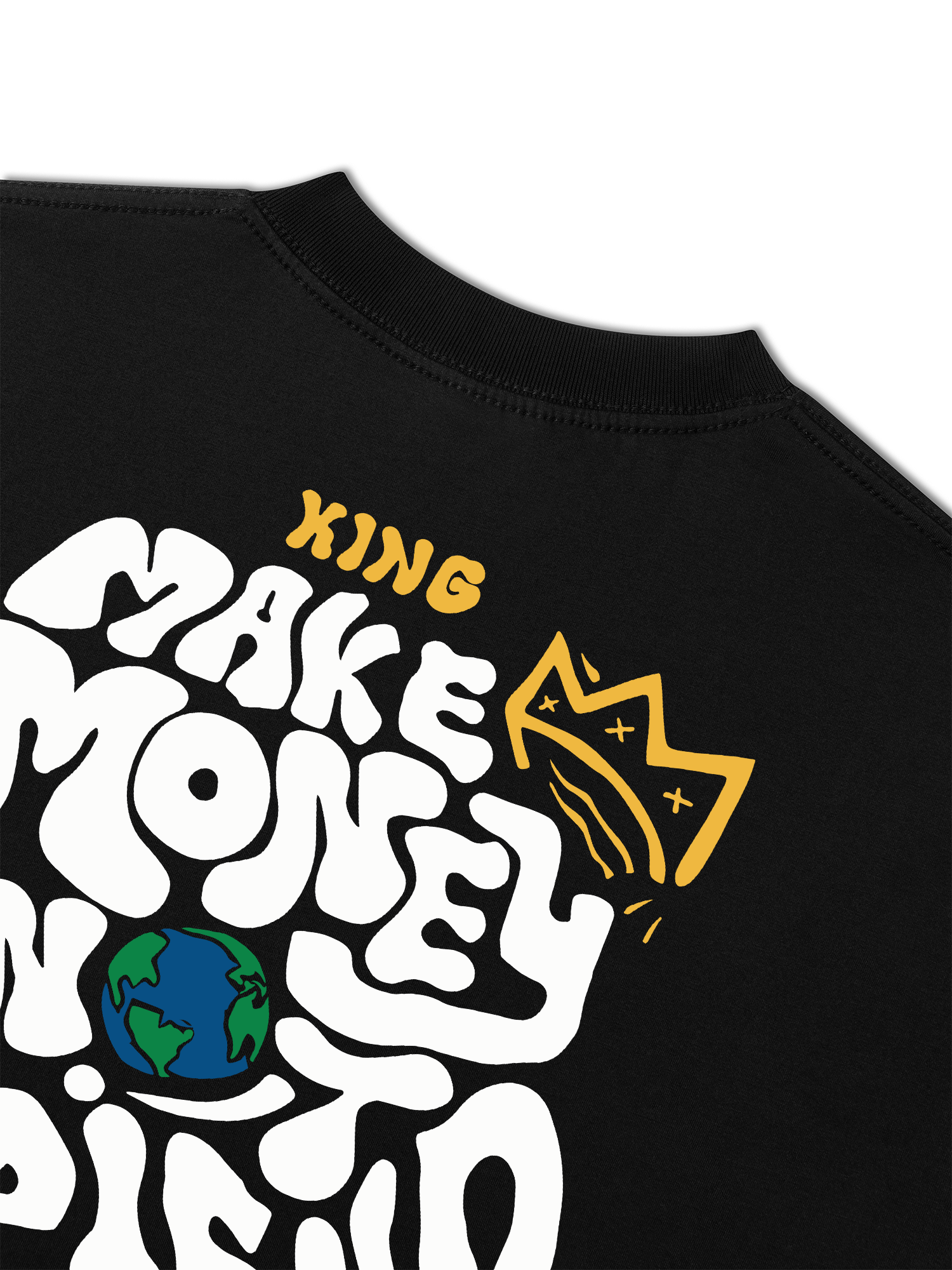 Áo Thun Relaxed Fit Money King Make Not Friend