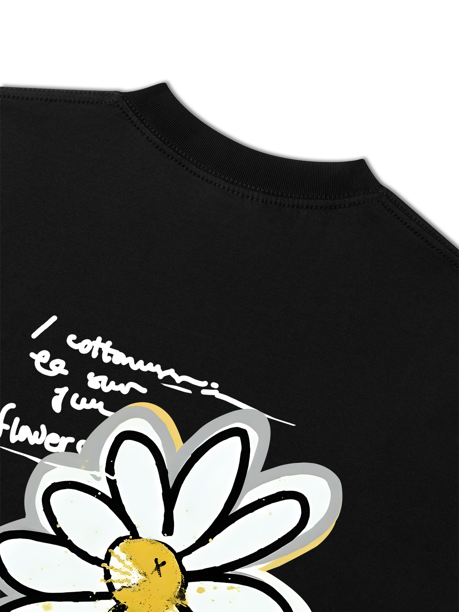 Áo Thun Relaxed Fit Floral Daisy Flower