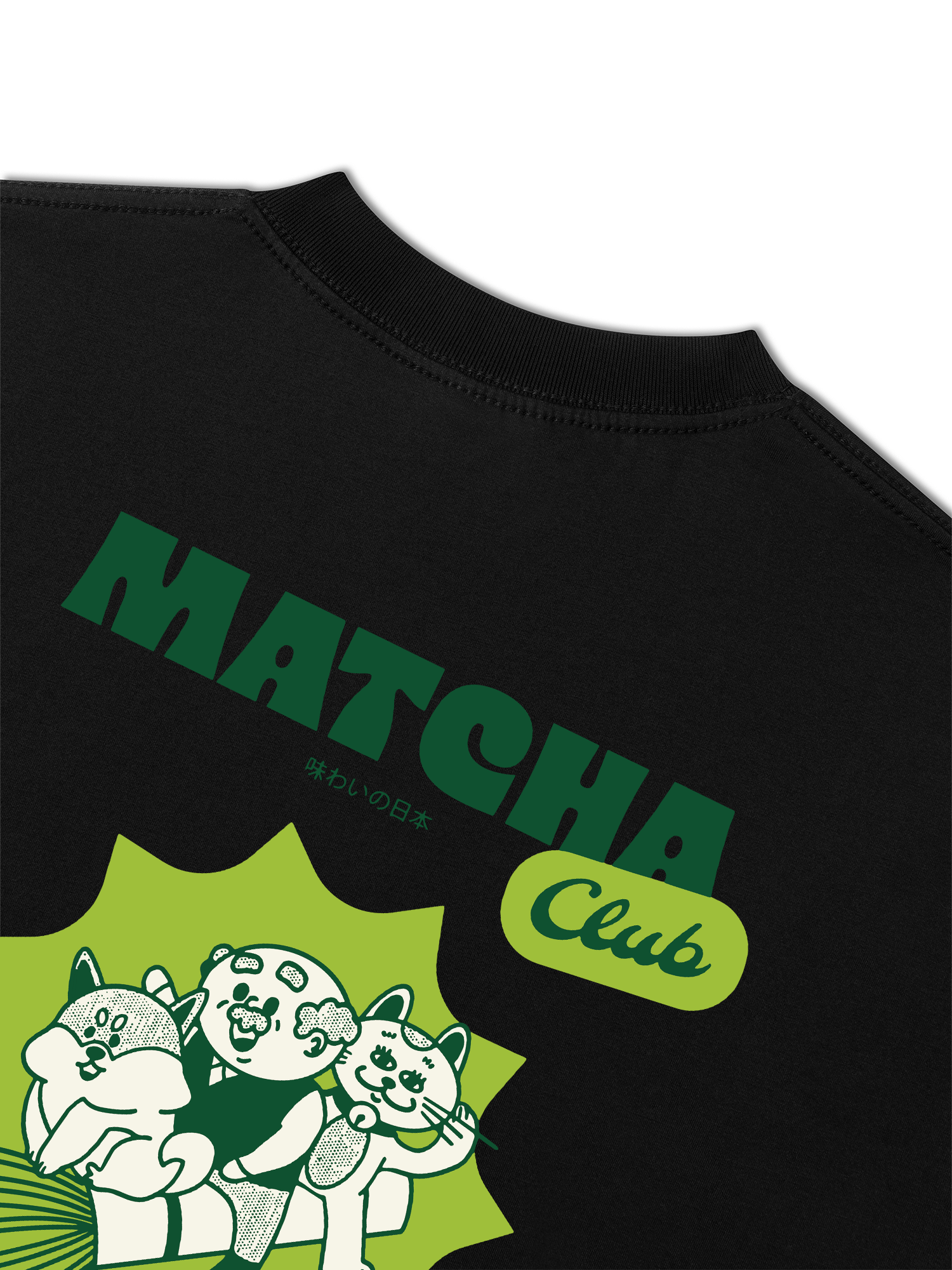 Áo Thun Relaxed Fit Daily Cup Matcha Club