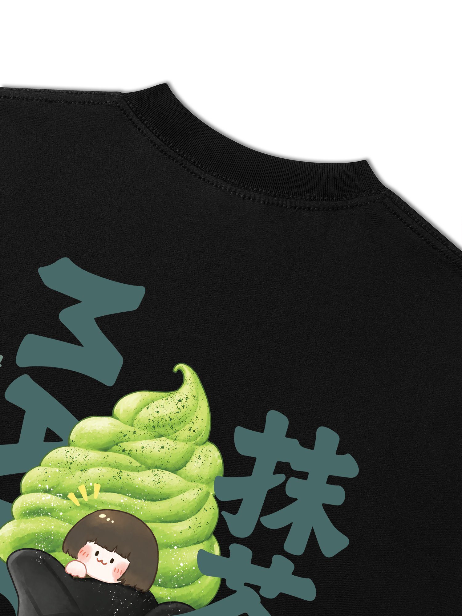 Áo Thun Relaxed Fit Daily Cup Matcha Cream