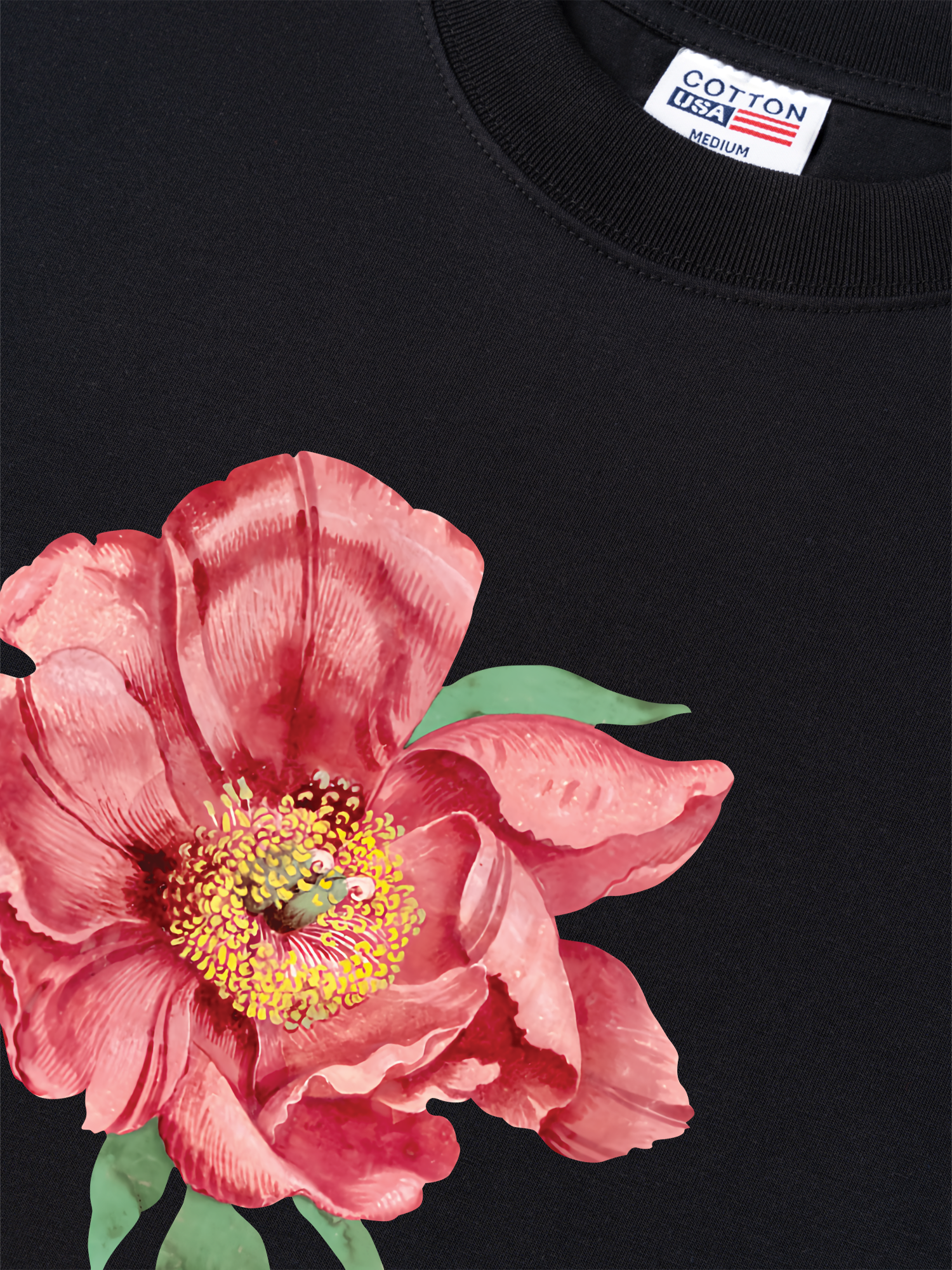 Áo Thun Relaxed Fit Tropical Bloom Like a Peony