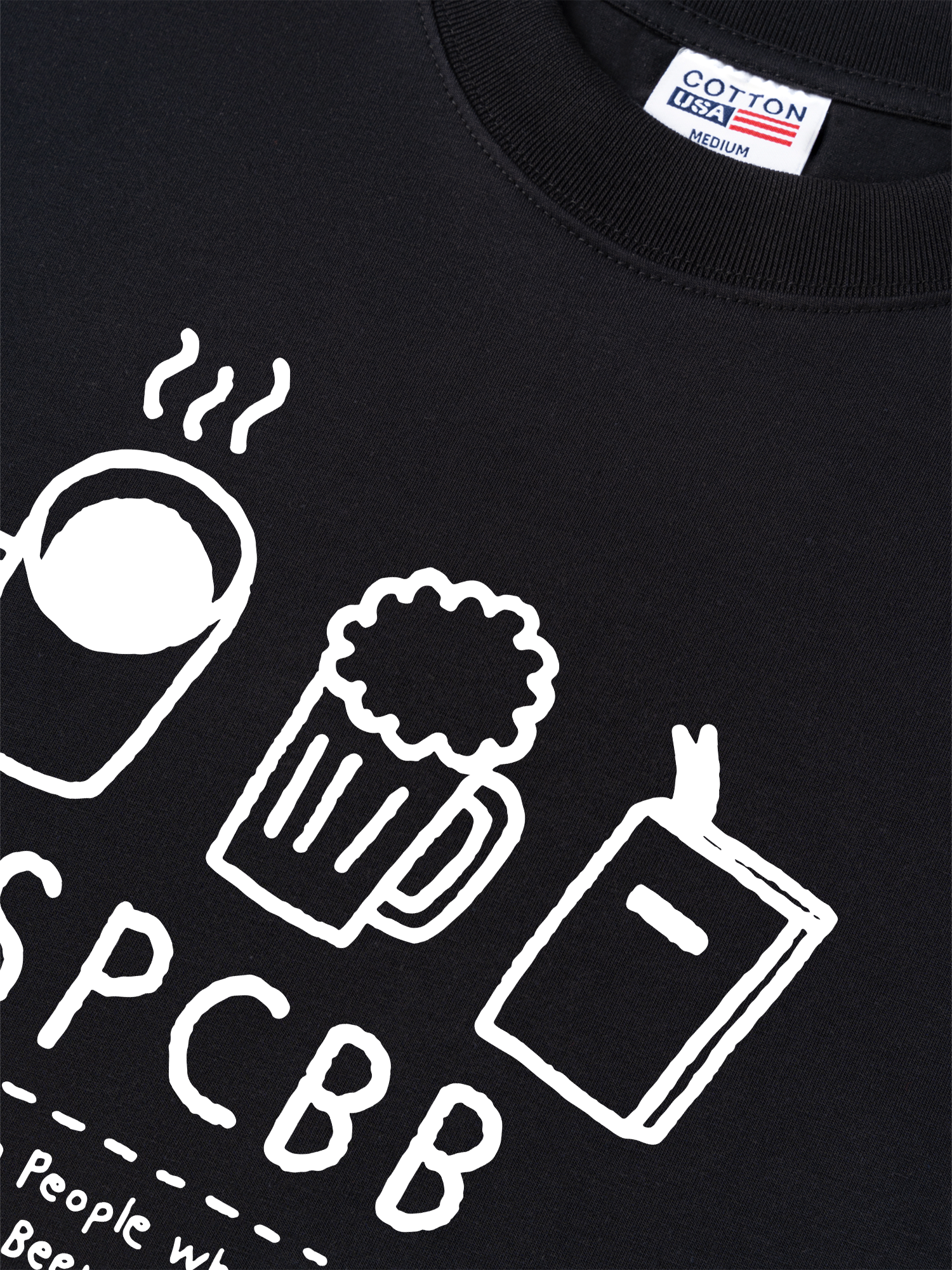 Áo Thun Relaxed Fit Daily Cup Selfish People Who Love Coffee Beer And Book