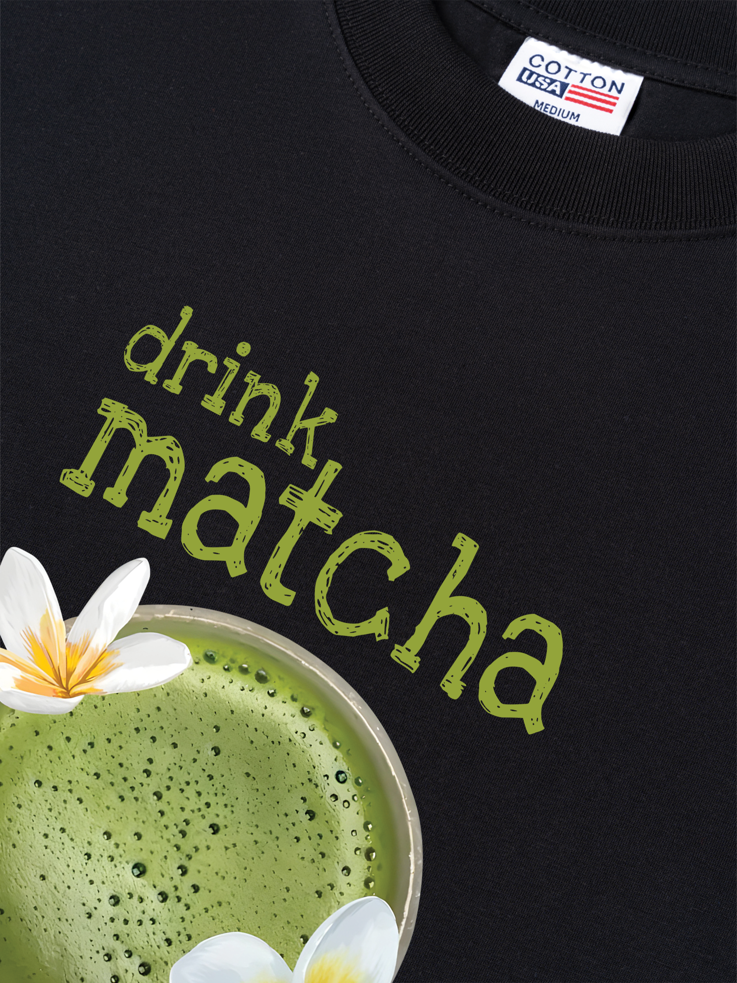 Áo Thun Relaxed Fit Daily Cup Matcha Will Fix Everything
