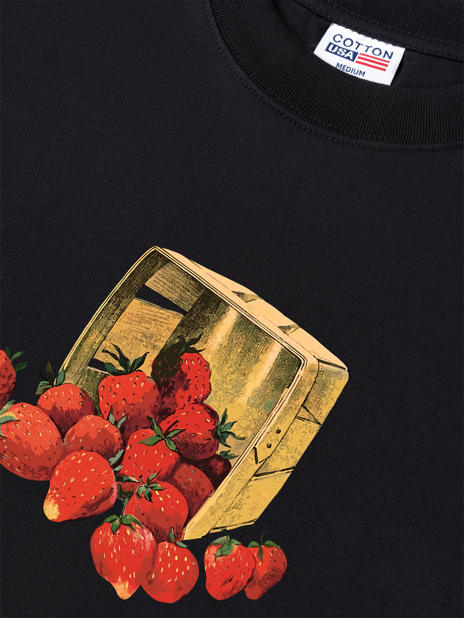 Áo Thun Relaxed Fit Tropical Strawberry